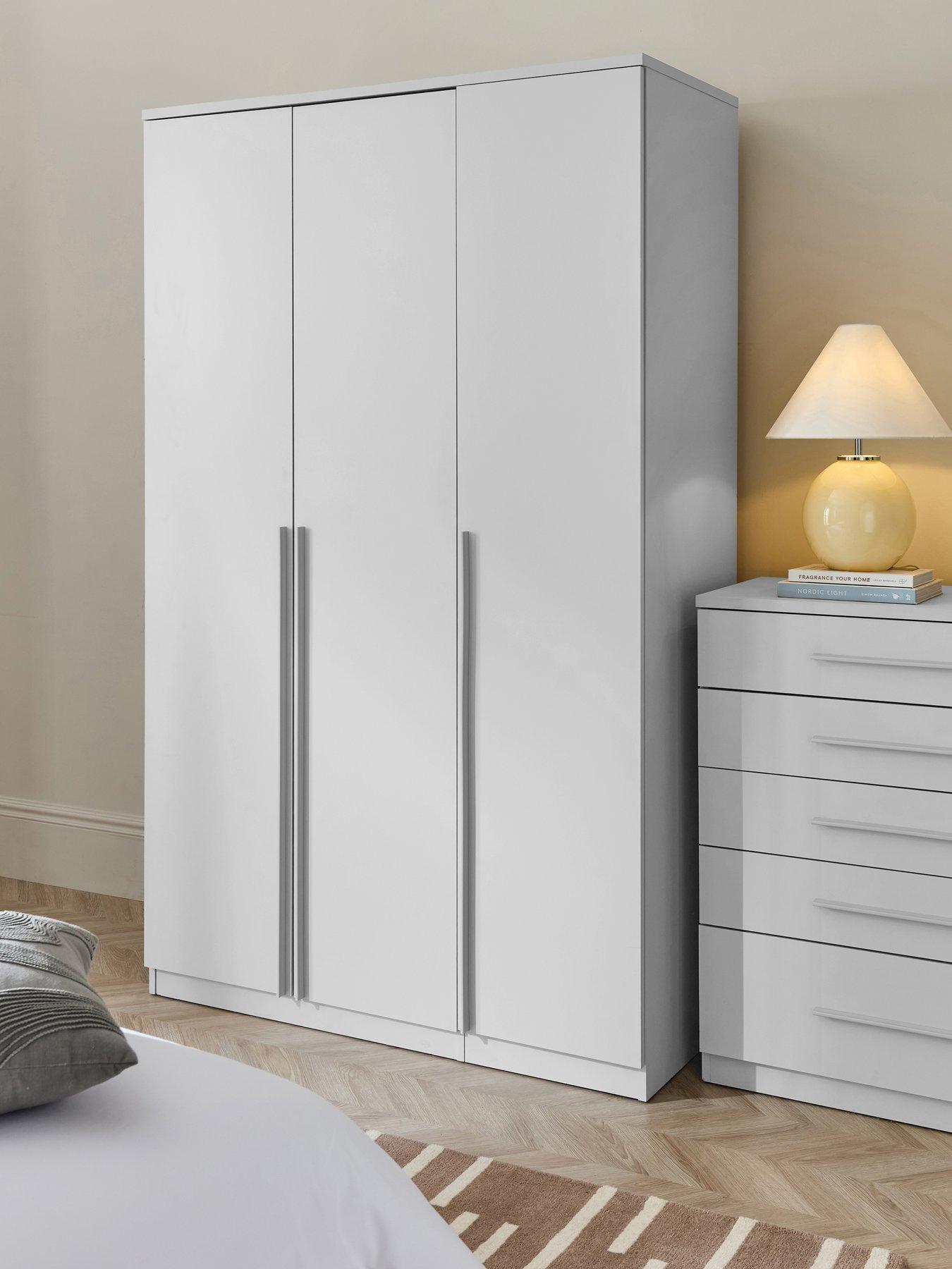 The Very Collection Murcia 3 Door Wardrobe - White - FSC® Certified