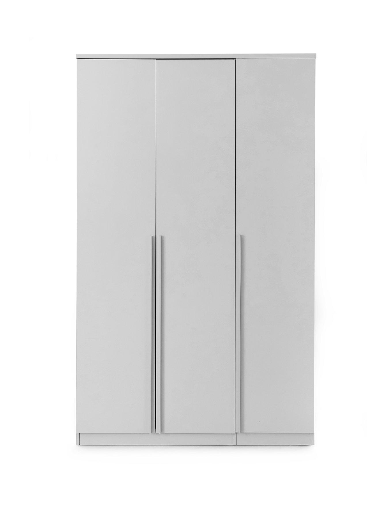 Image 2 of 7 of The Very Collection Murcia 3 Door Wardrobe - White - FSC&reg; Certified