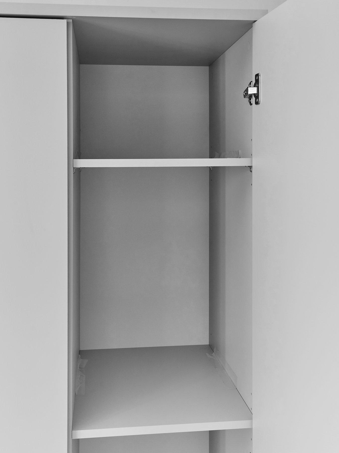 Image 6 of 7 of The Very Collection Murcia 3 Door Wardrobe - White - FSC&reg; Certified