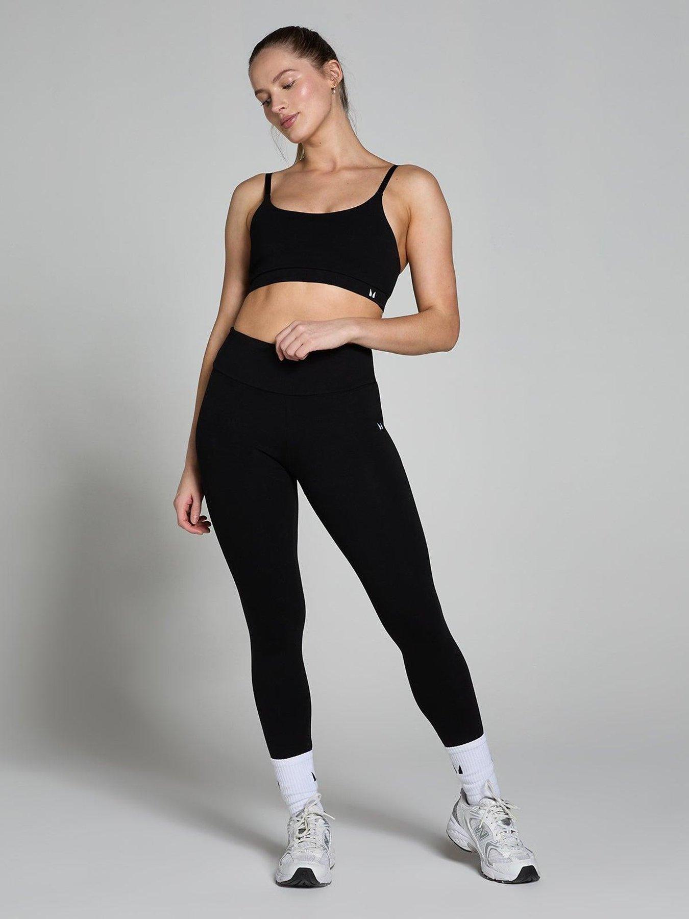  image of myprotein-womens-training-basics-bra-black