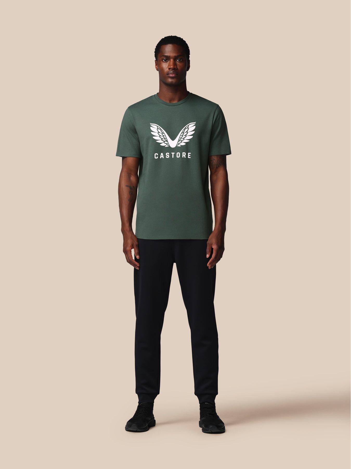 Image 3 of 7 of Castore Mens Training Graphic T-Shirt - Green