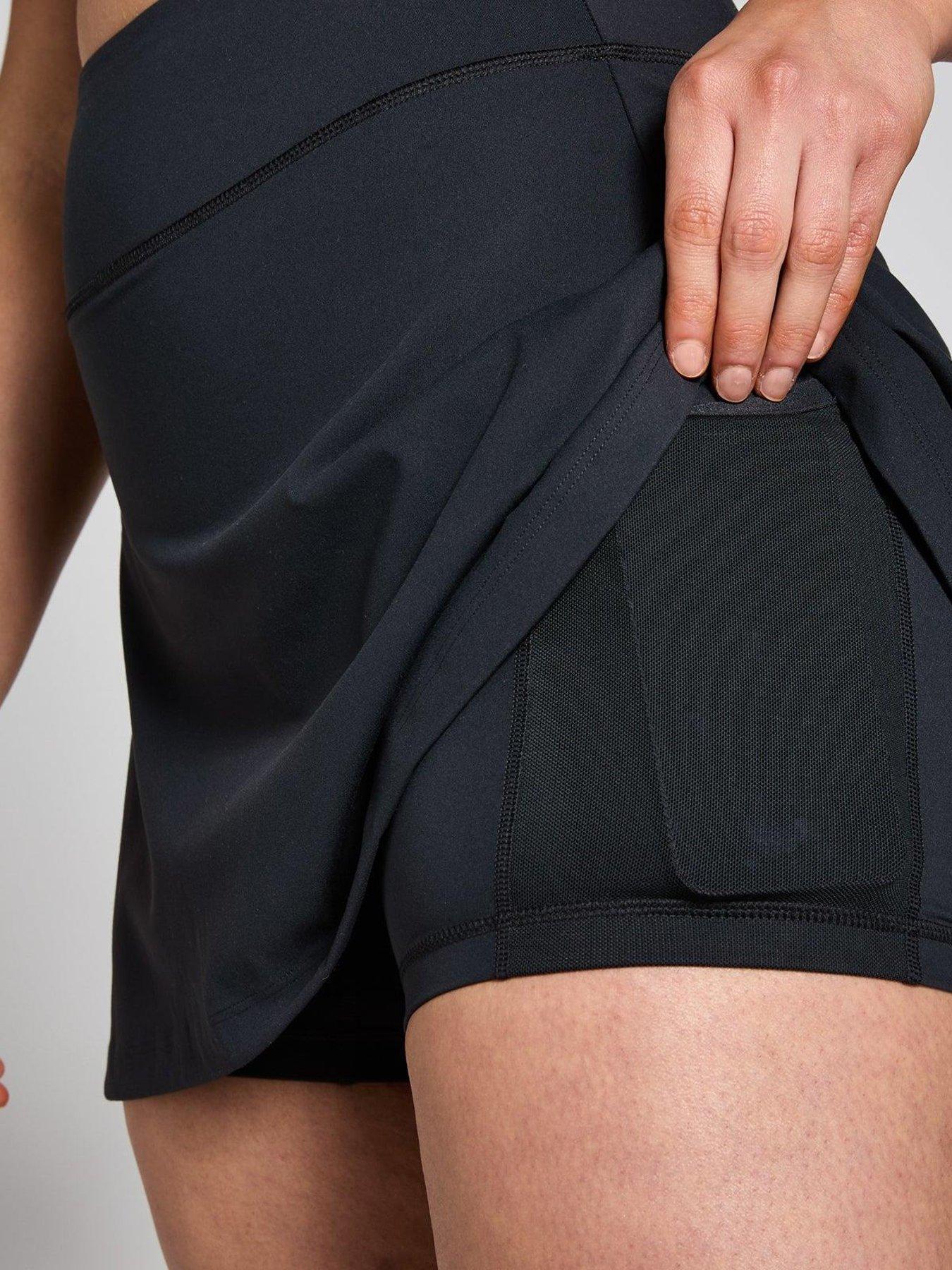 Image 4 of 4 of MyProtein Womens Training Tempo Skort - Black