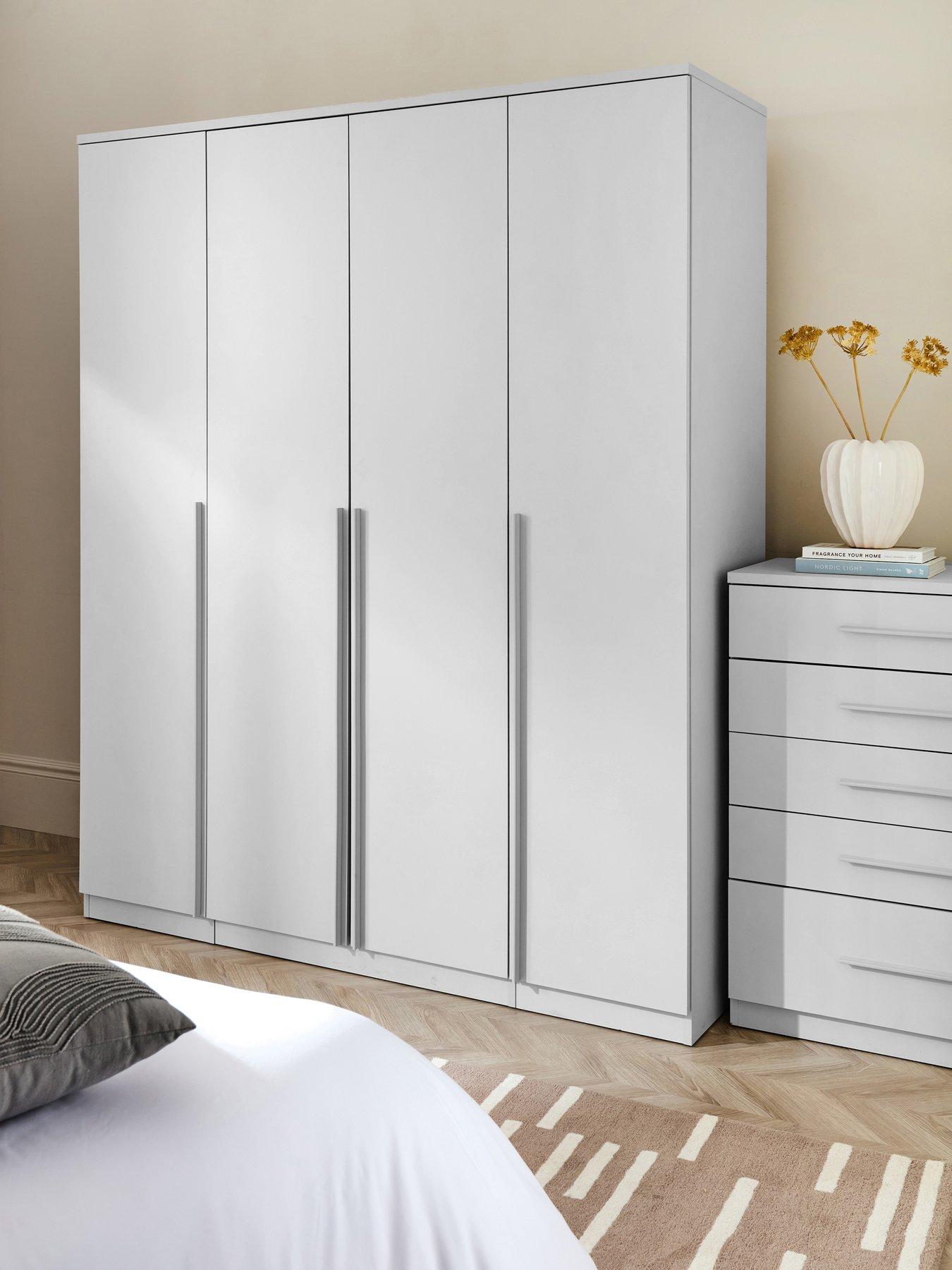 The Very Collection Murcia 4 Door Wardrobe - White - FSC® Certified