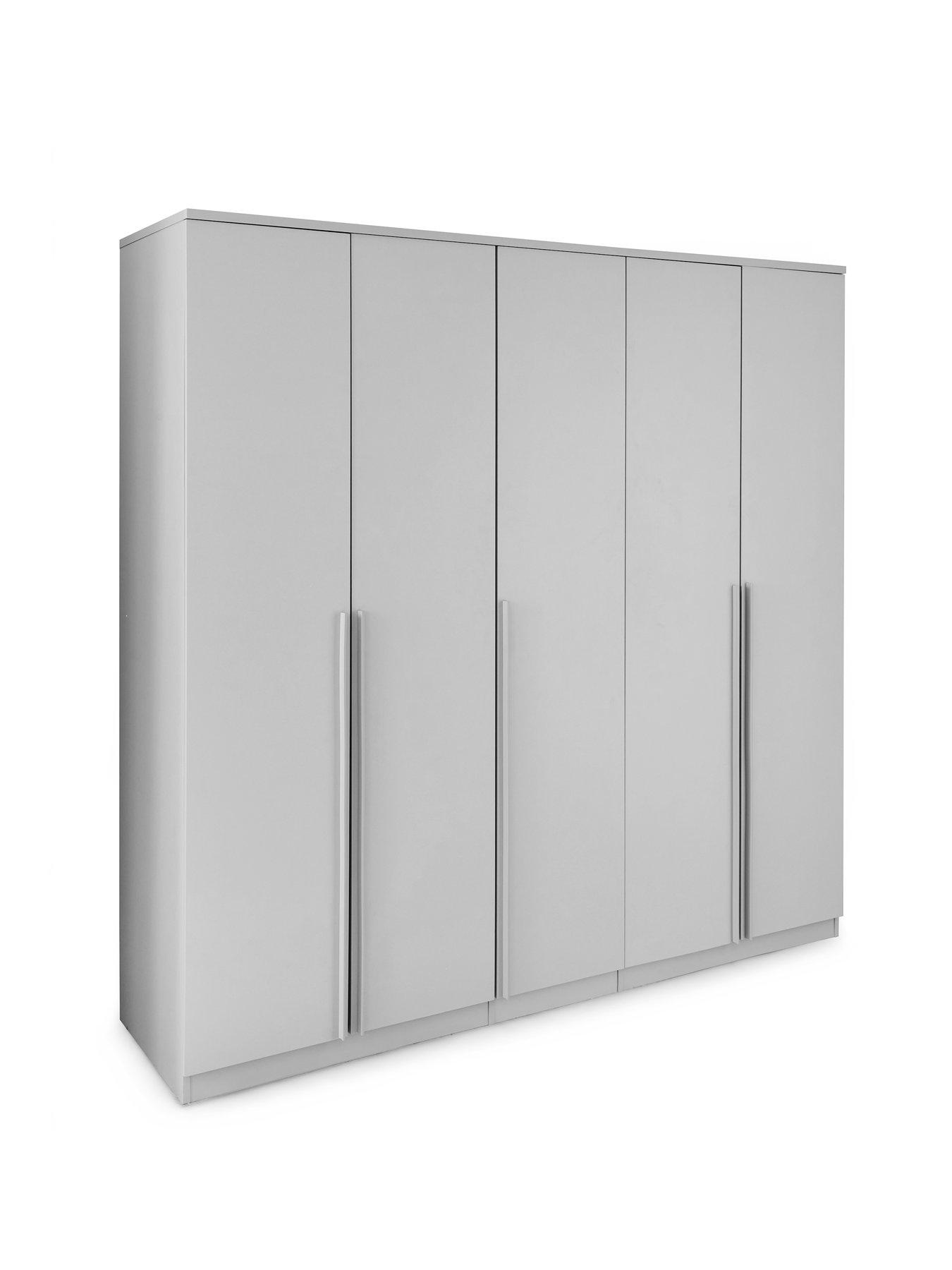 Image 3 of 7 of The Very Collection Murcia 5 Door Wardrobe - White - FSC&reg; Certified