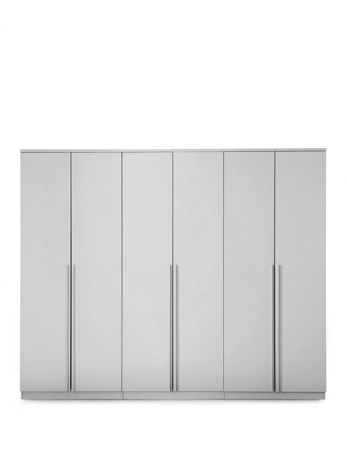 Image 2 of 7 of The Very Collection Murcia 6 Door Wardrobe - White - FSC&reg; Certified