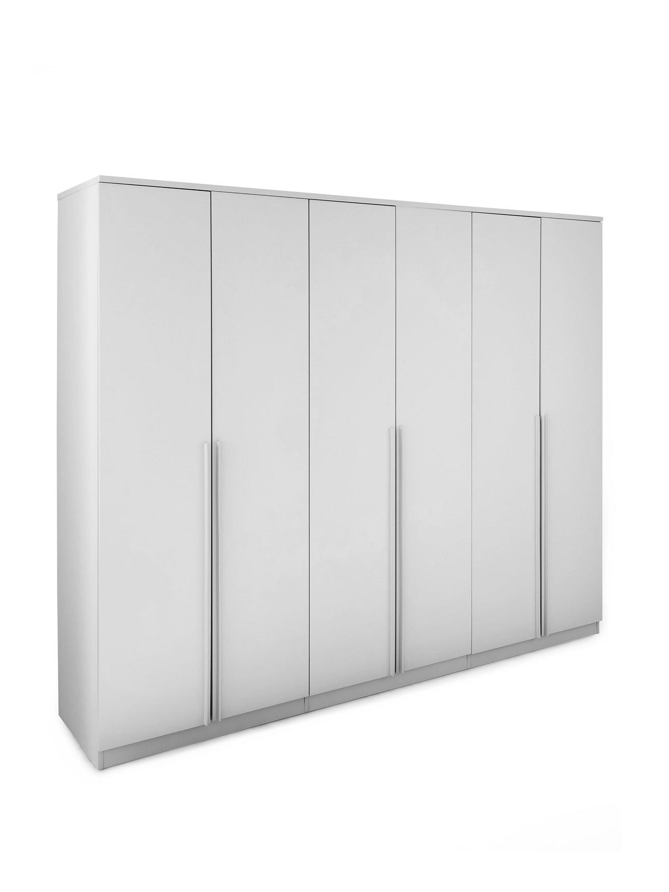 Image 3 of 7 of The Very Collection Murcia 6 Door Wardrobe - White - FSC&reg; Certified