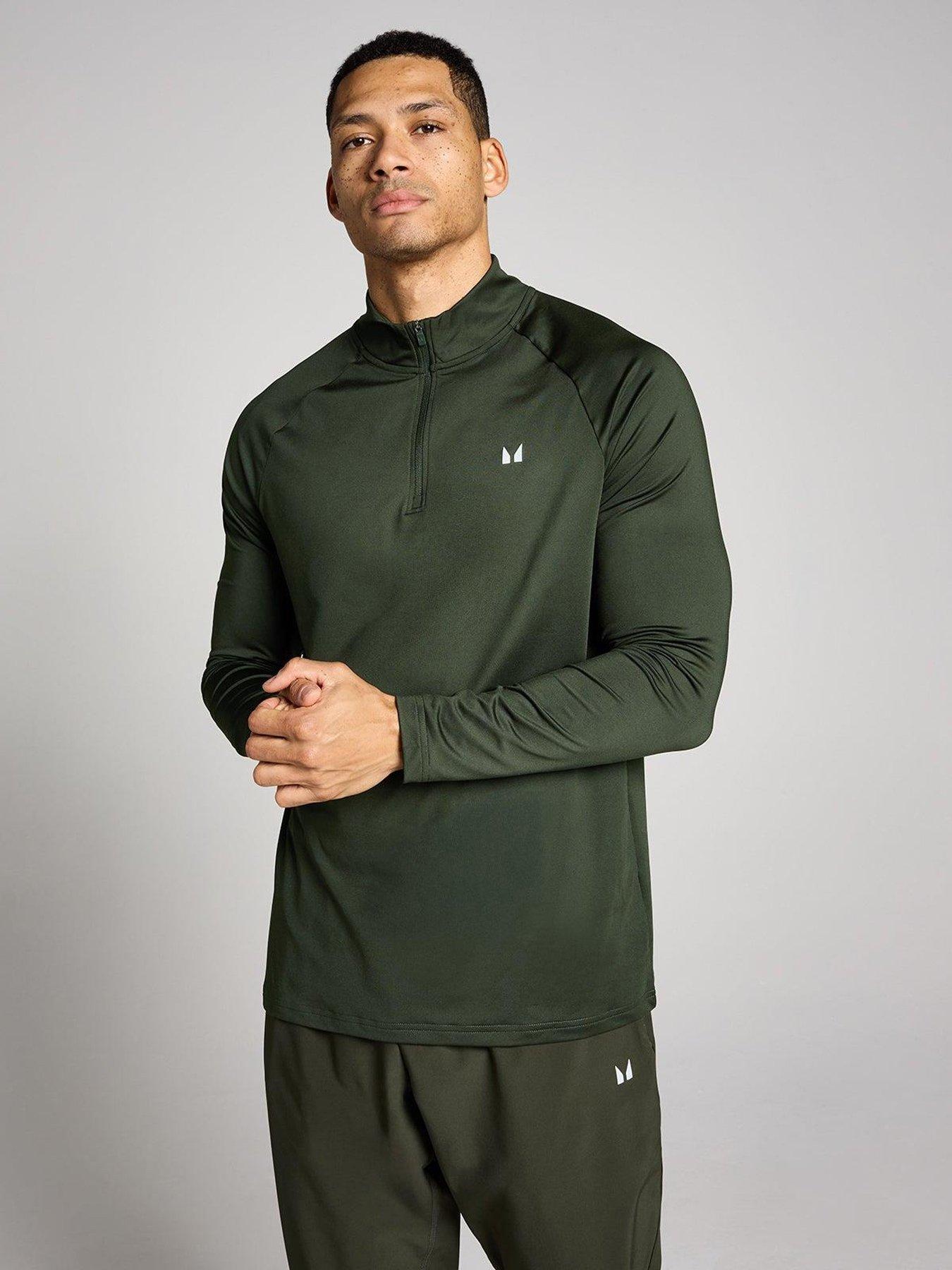 myprotein-mens-training-essentials-training-14-zip-top-green