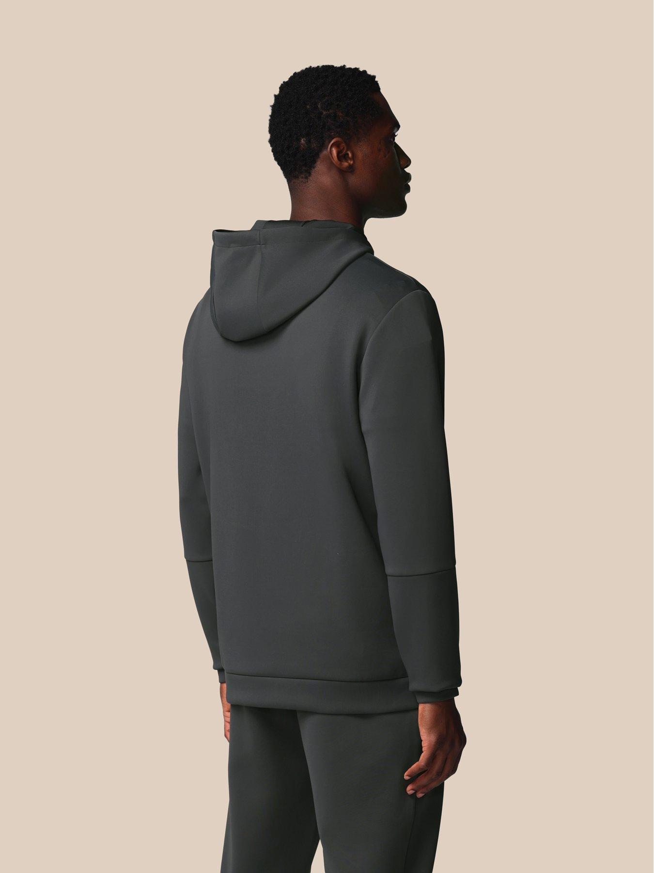 stillFront image of castore-mens-training-flex-hoodie-grey