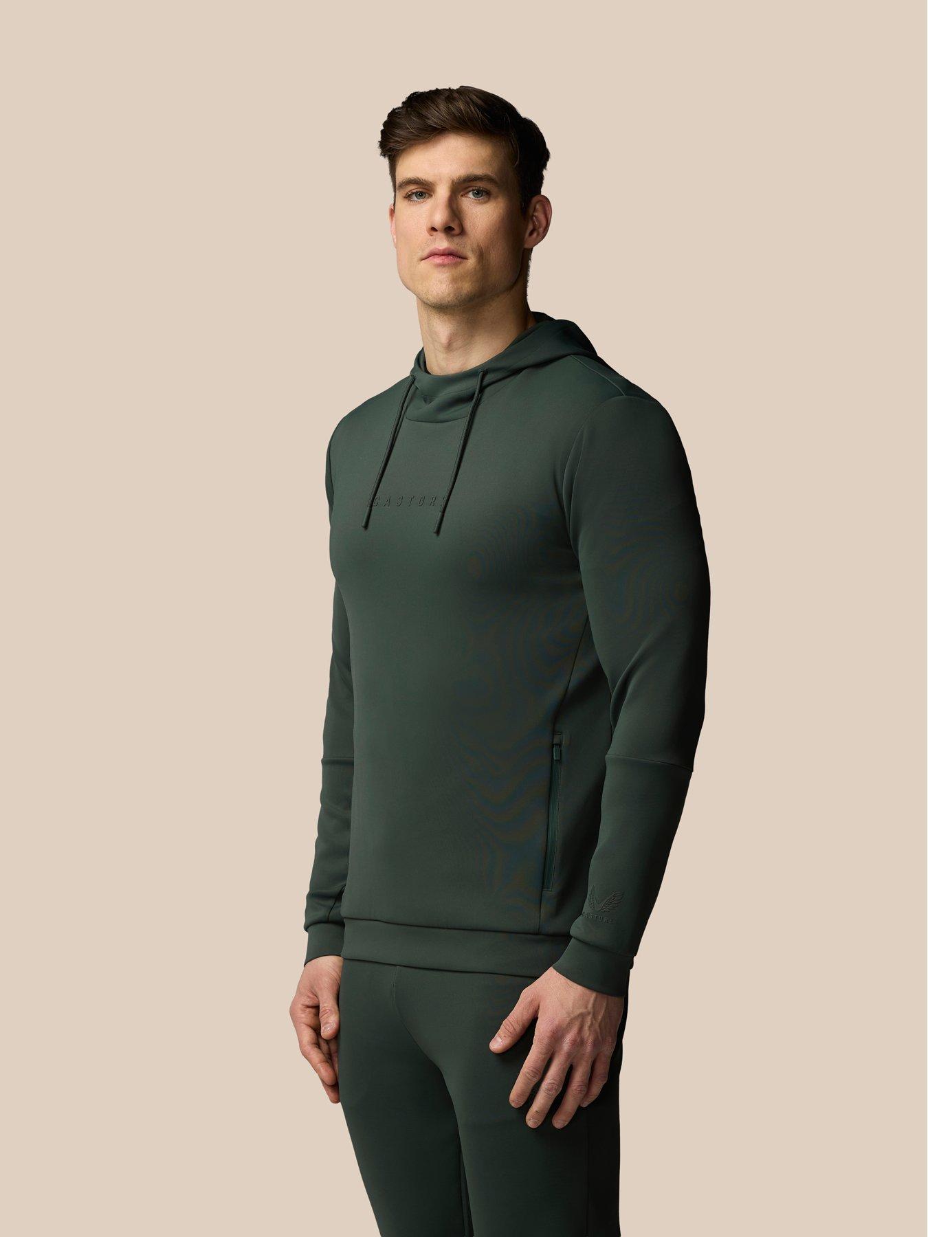  image of castore-mens-training-flex-hoodie-green