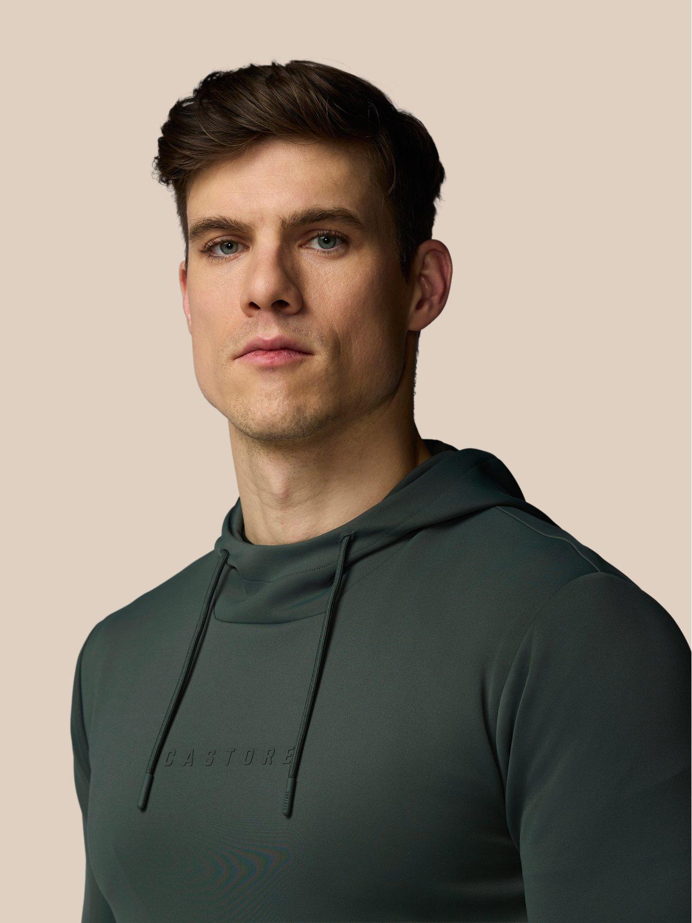  image of castore-mens-training-flex-hoodie-green