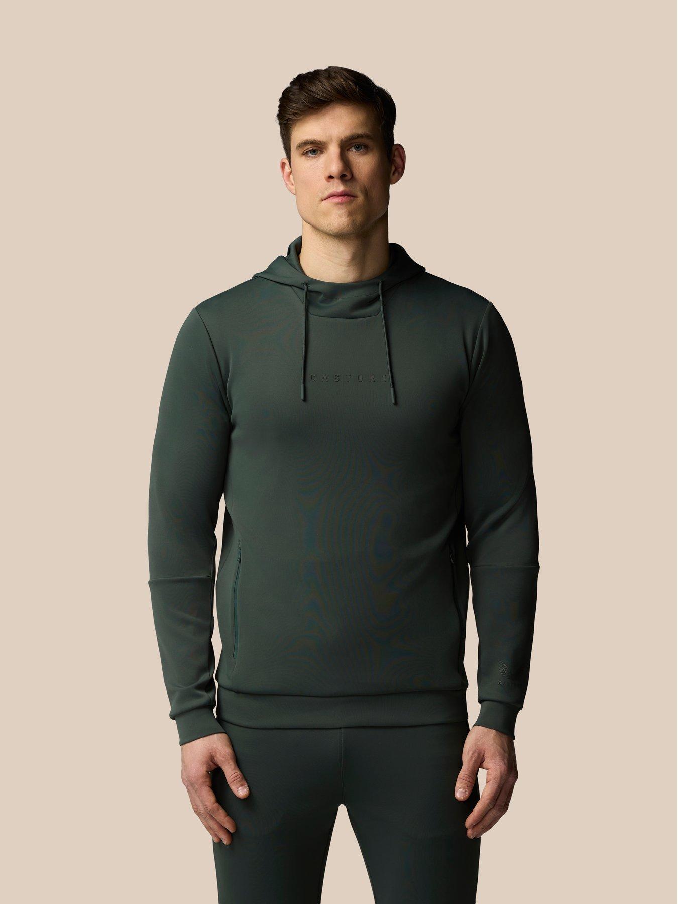  image of castore-mens-training-flex-hoodie-green