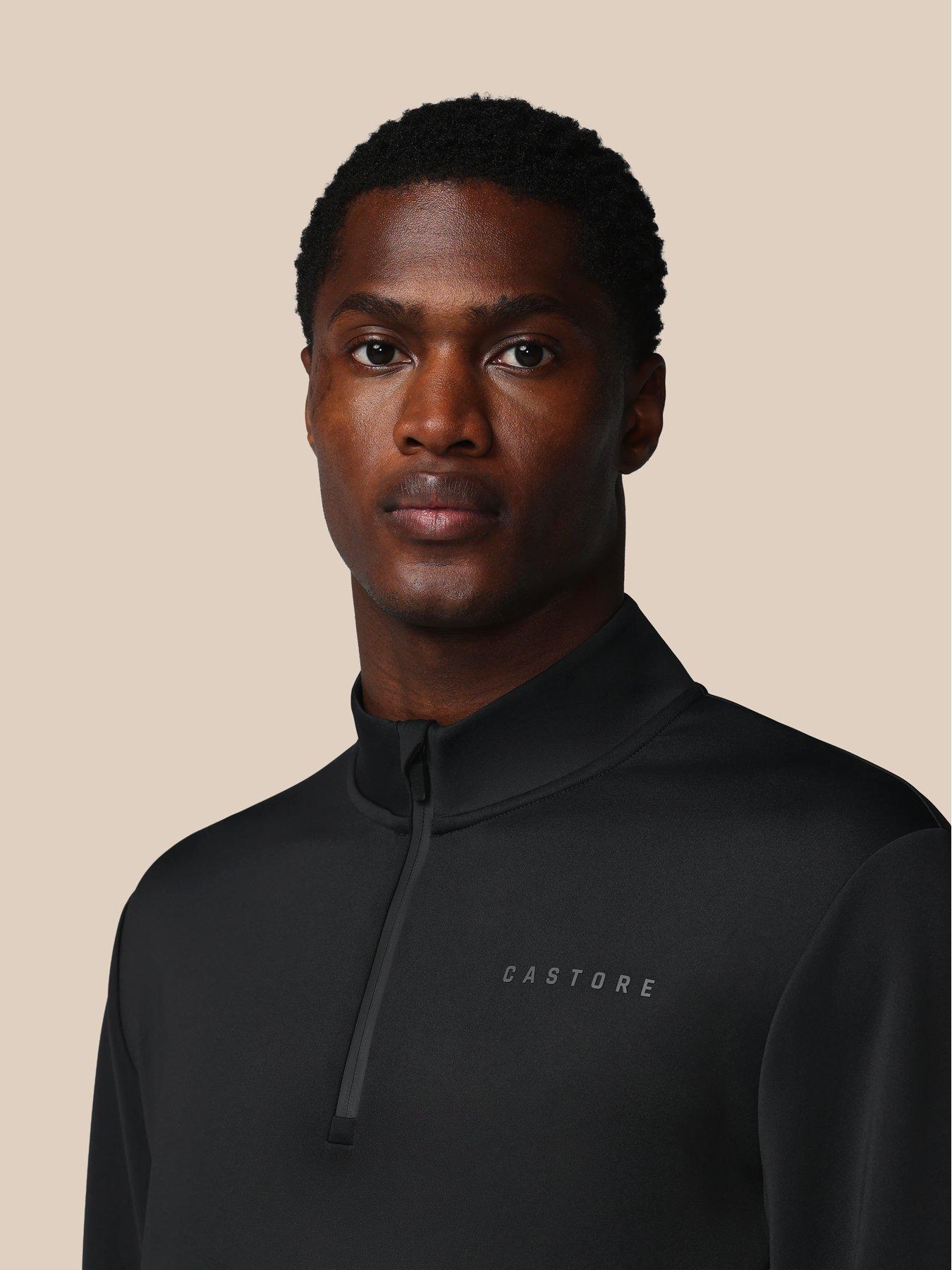 Image 4 of 7 of Castore Mens Training Flex 1/4 Zip Sweatshirt - Black