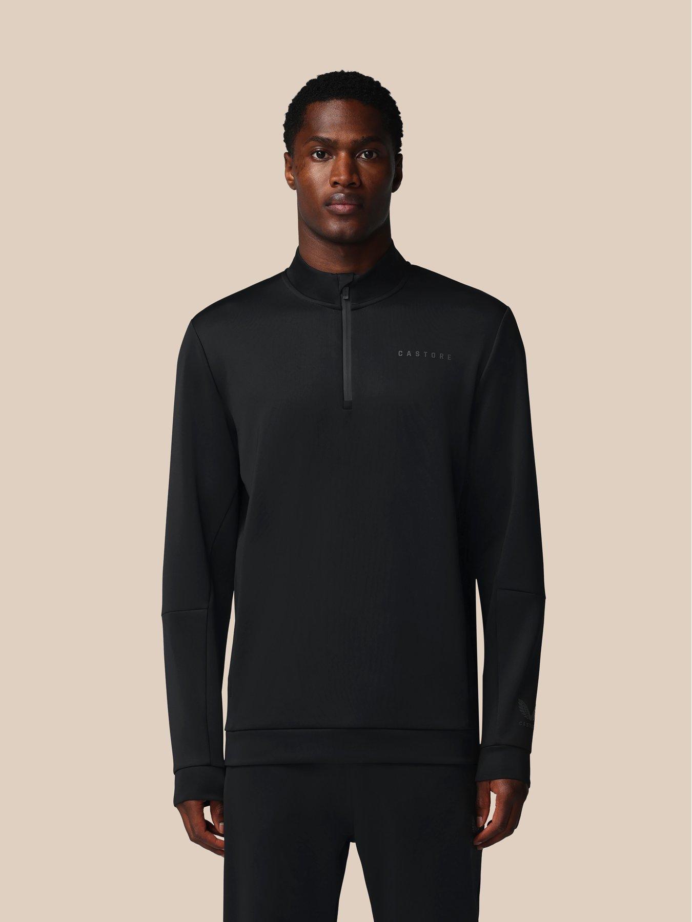 Image 5 of 7 of Castore Mens Training Flex 1/4 Zip Sweatshirt - Black