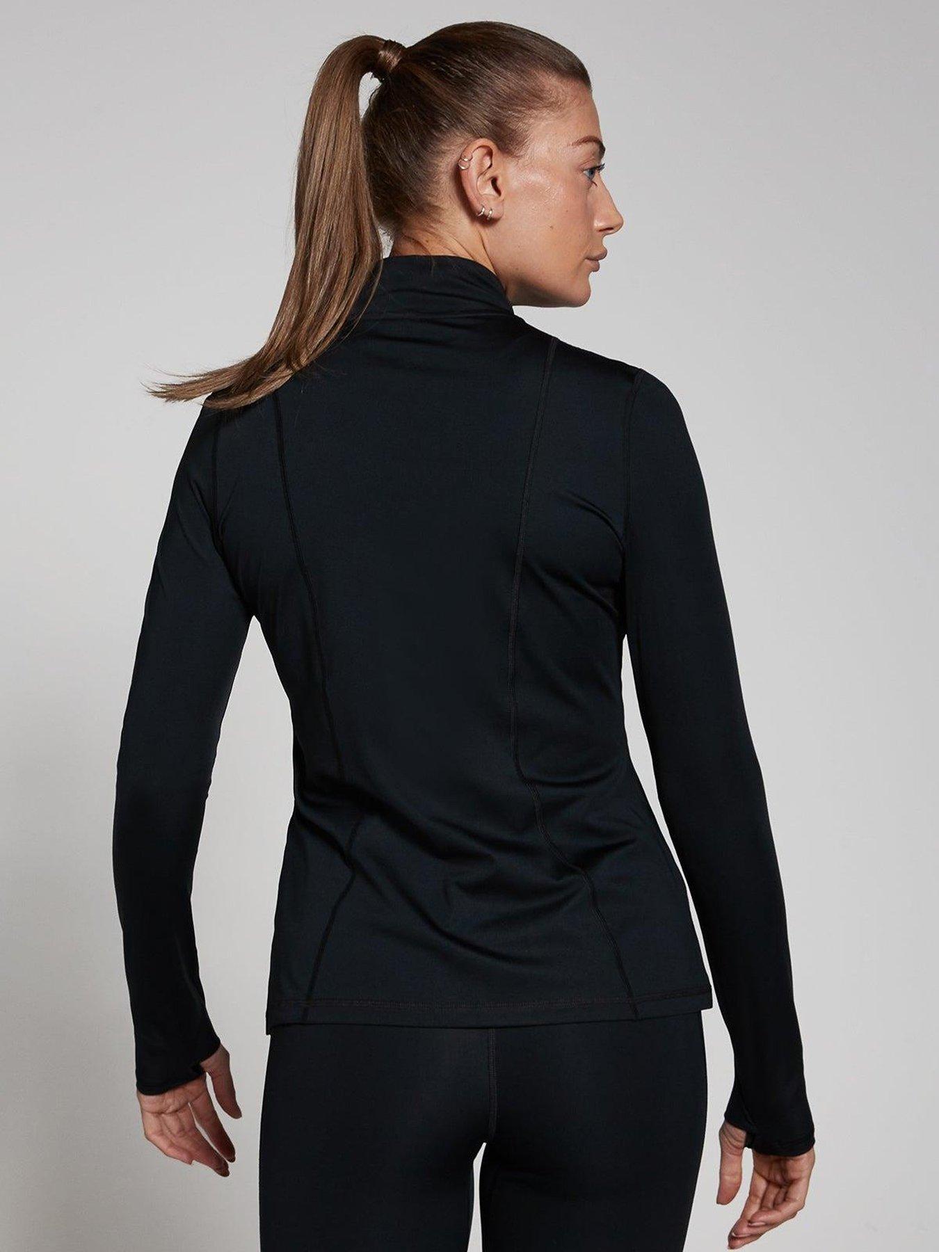  image of myprotein-womens-training-training-regular-fit-14-zip-black