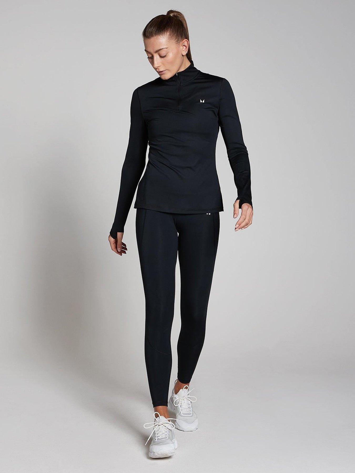  image of myprotein-womens-training-training-regular-fit-14-zip-black