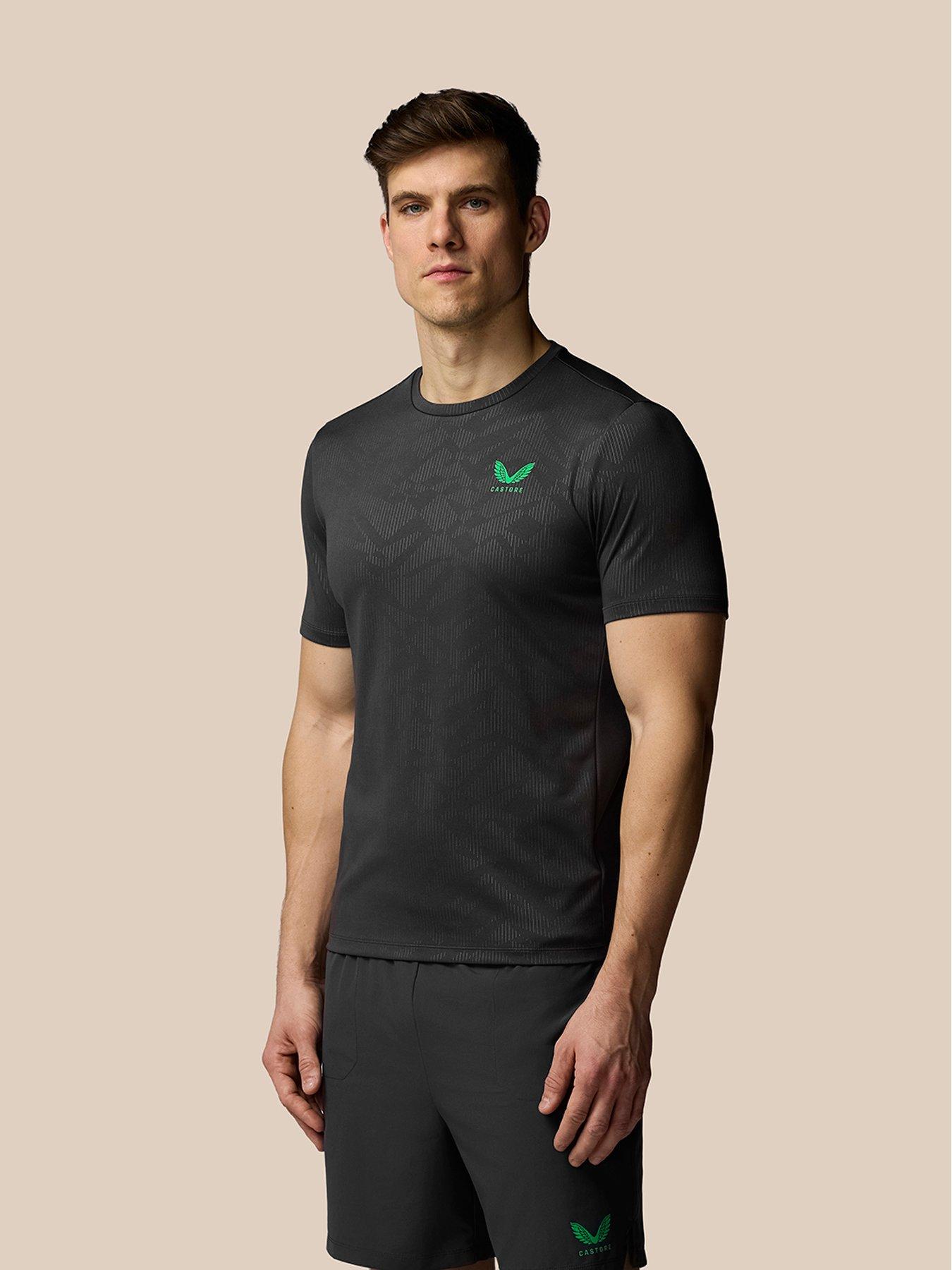 Castore Mens Training Printed T-Shirt - Grey