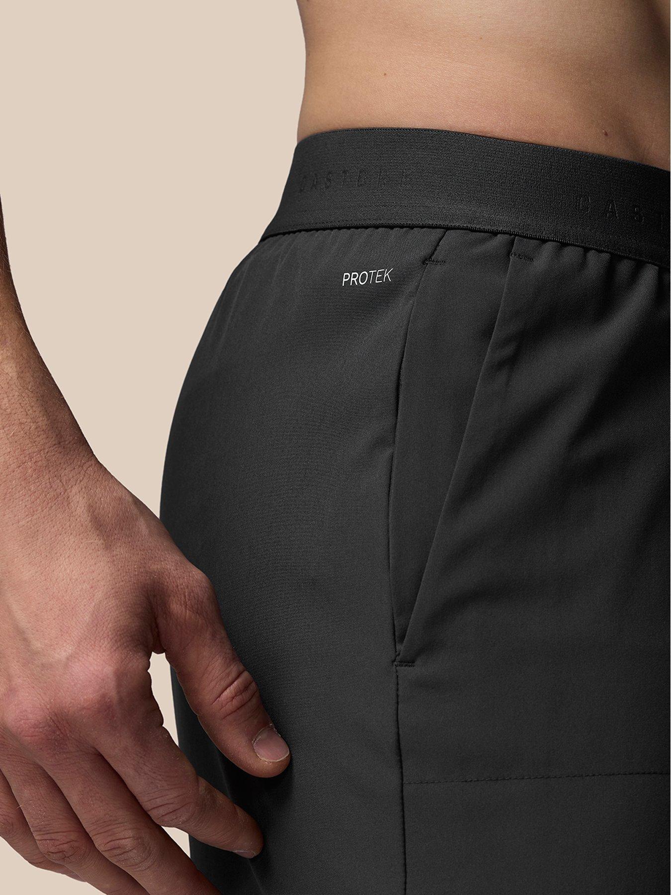 Image 6 of 7 of Castore Mens Training 7 Inch Branded Elastic Shorts - Grey