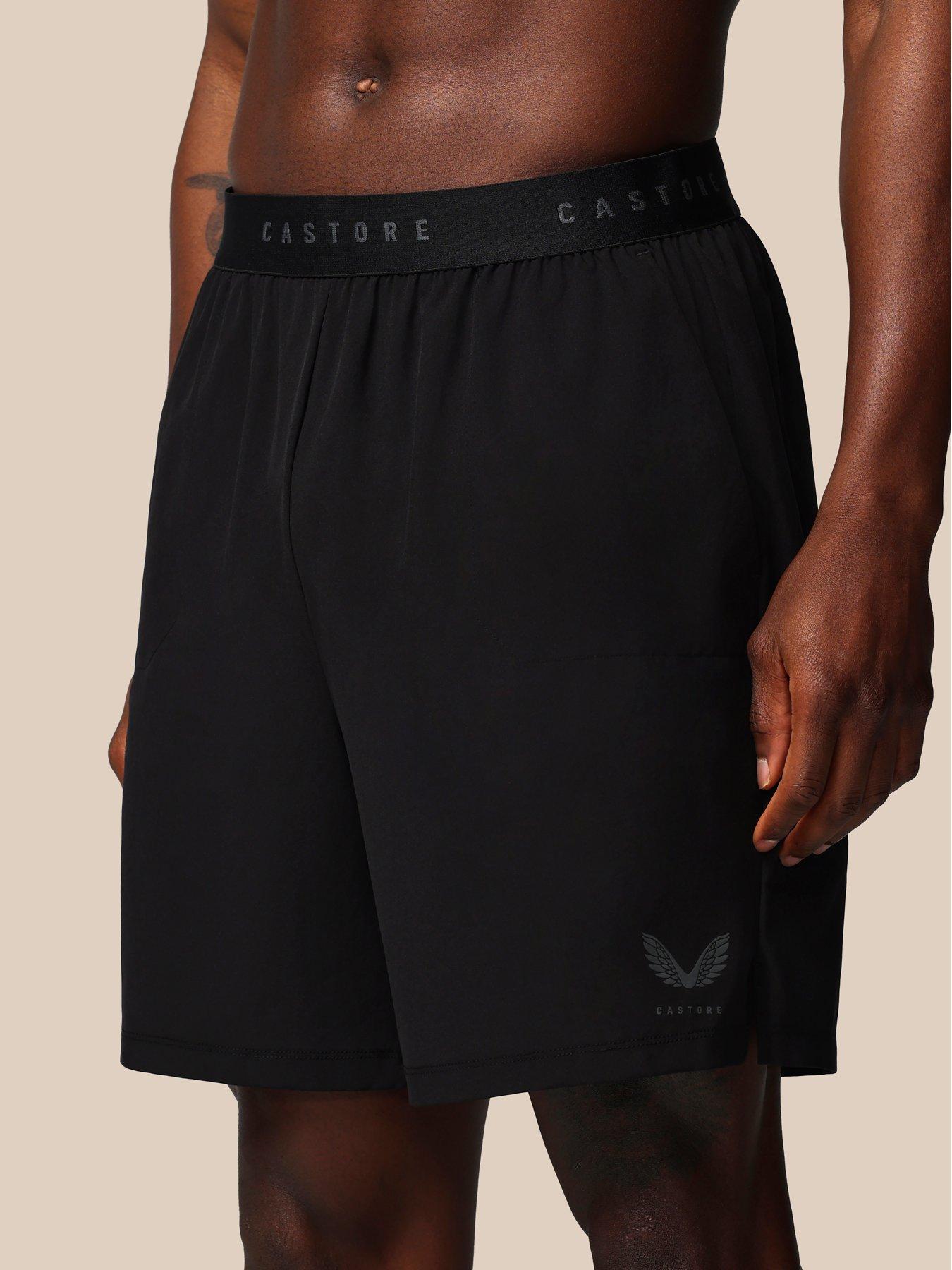 castore-mens-training-7-inch-branded-elastic-shorts-grey