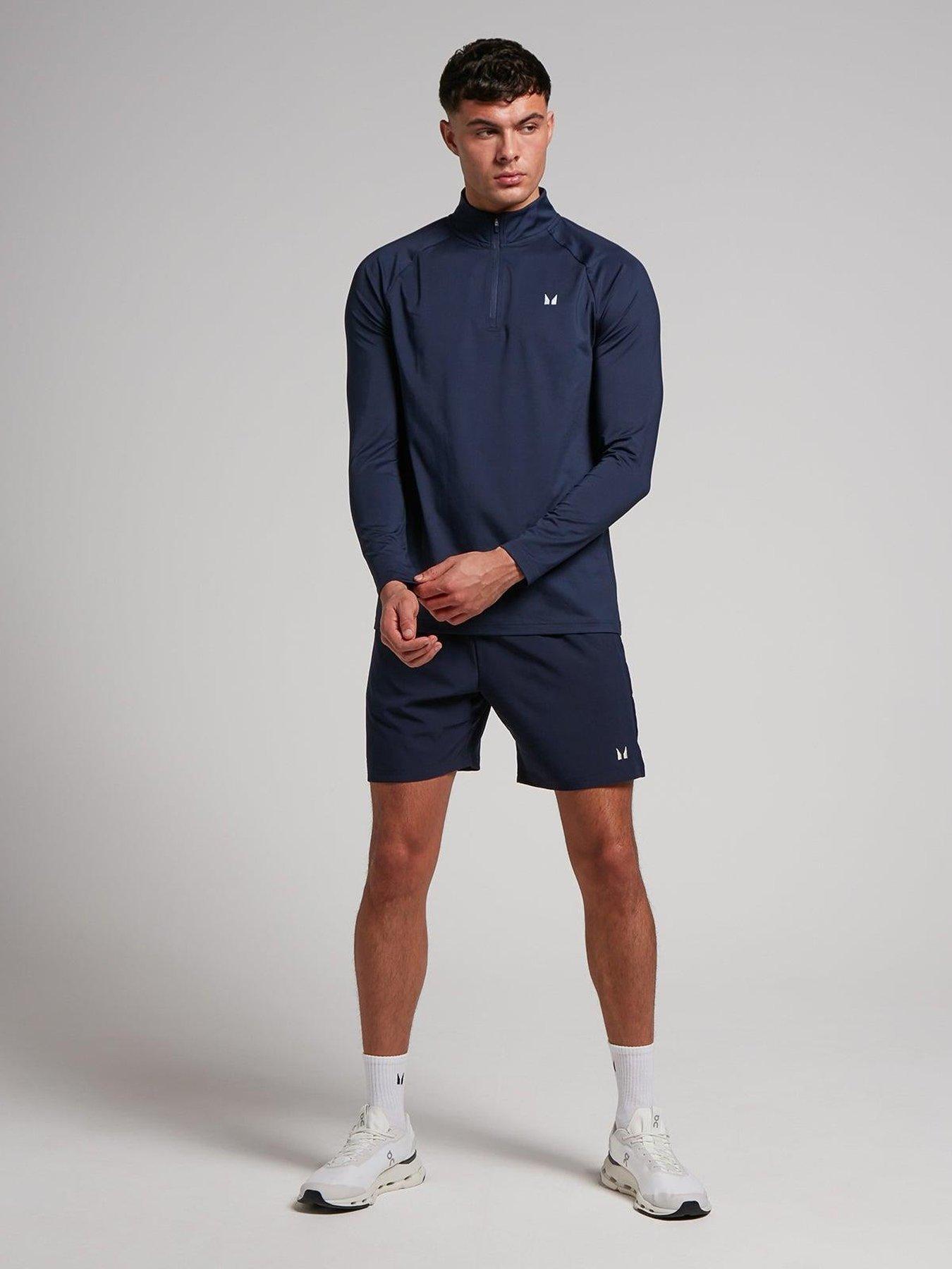  image of myprotein-mens-training-essentials-14-zip-top-navy