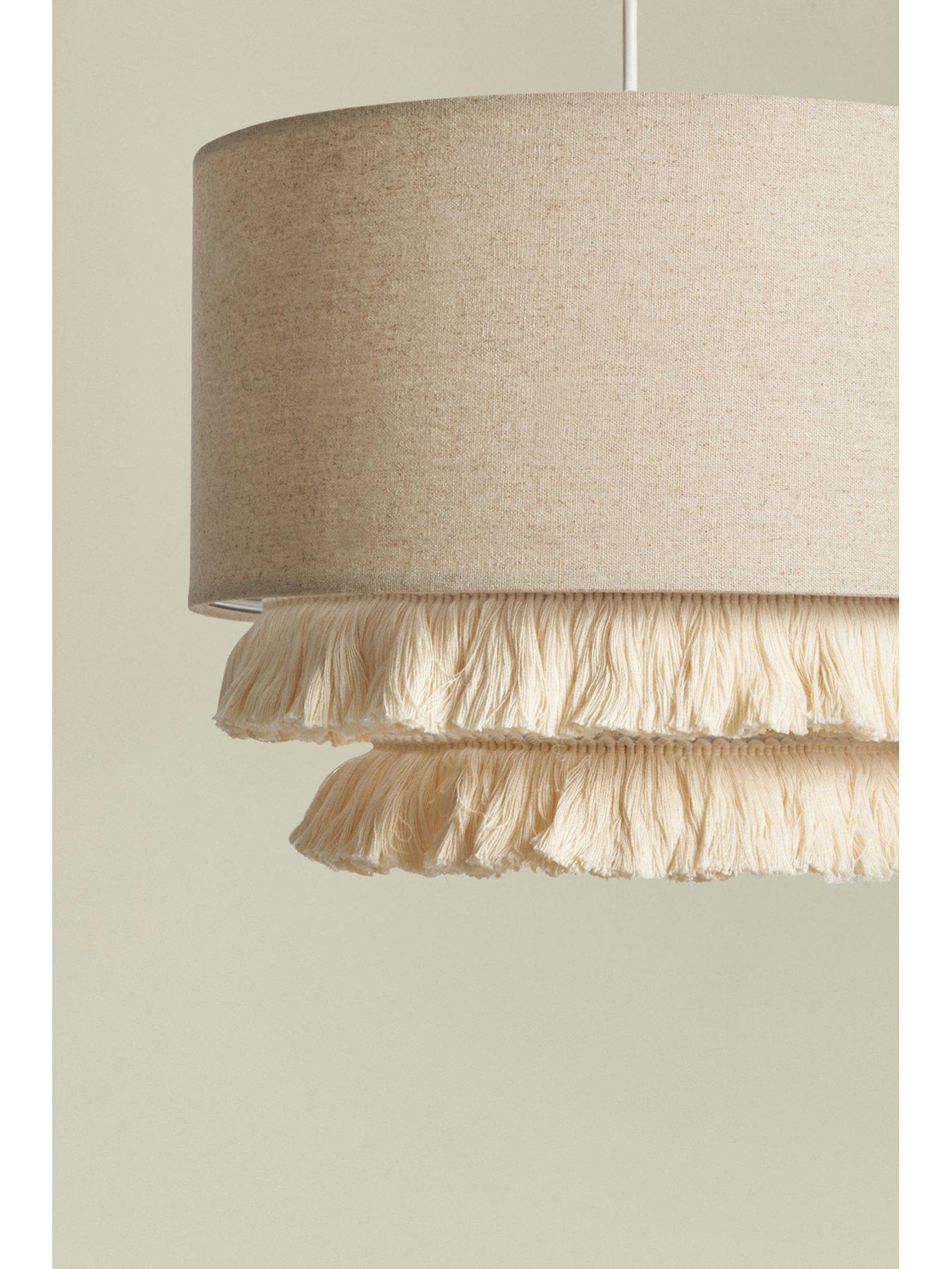  image of the-very-collection-tassel-drum-shade