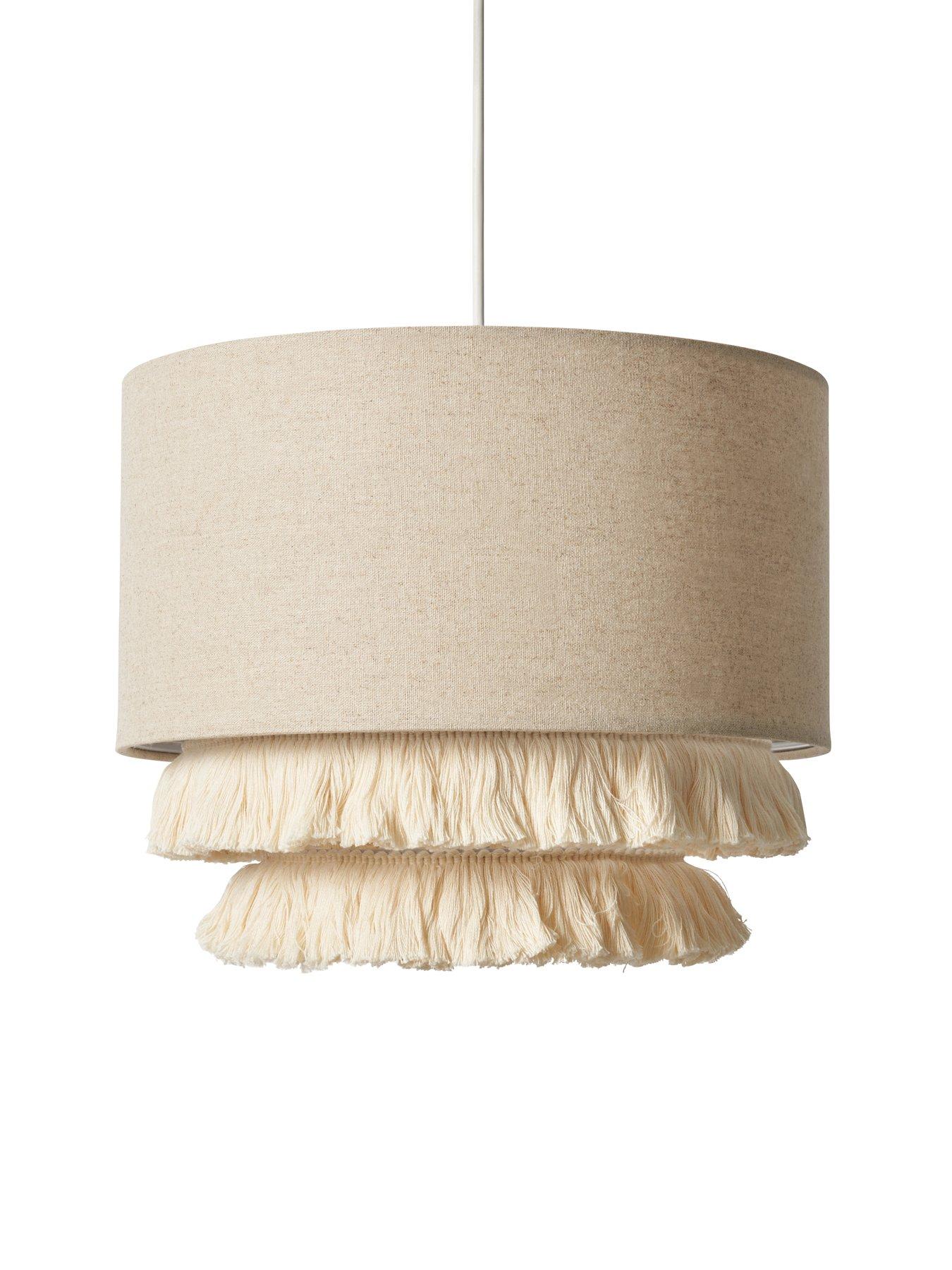  image of the-very-collection-tassel-drum-shade