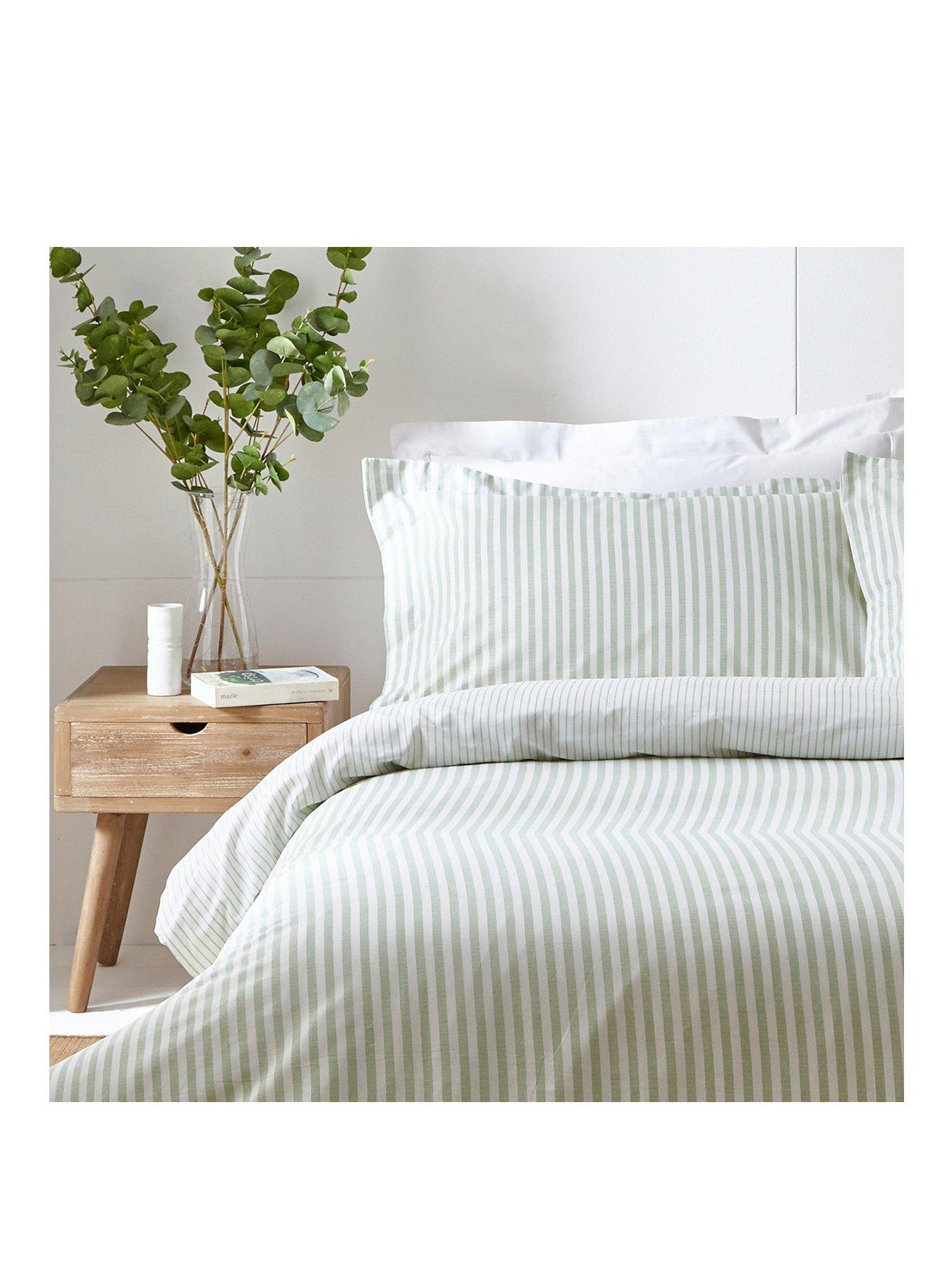 Image 2 of 4 of Yard Hebden Duvet Set Eucalyptus