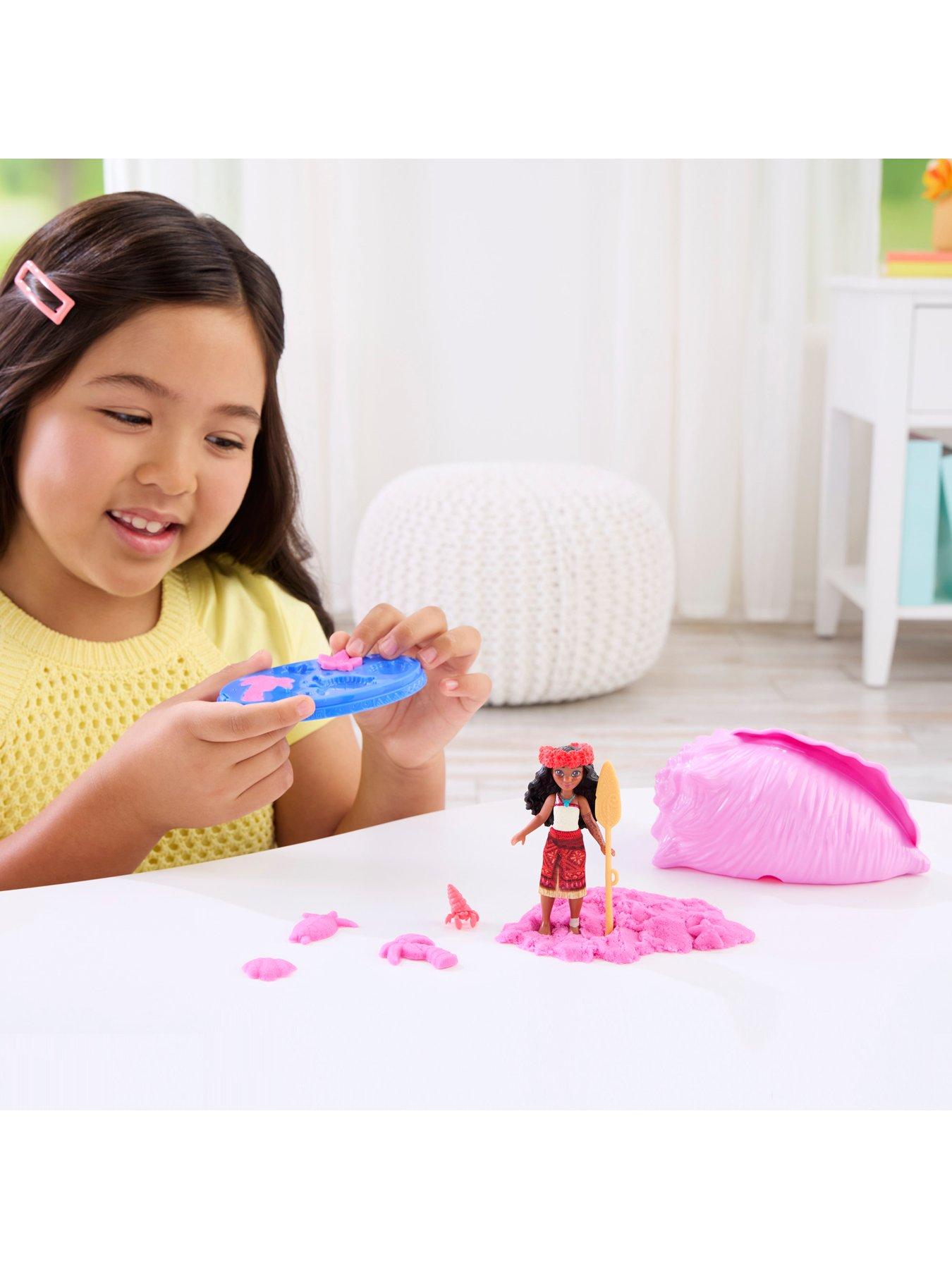 Image 2 of 6 of Disney Moana hell Reveal Small Doll or Figures, Moldable Sand &amp; Accessories Assortment
