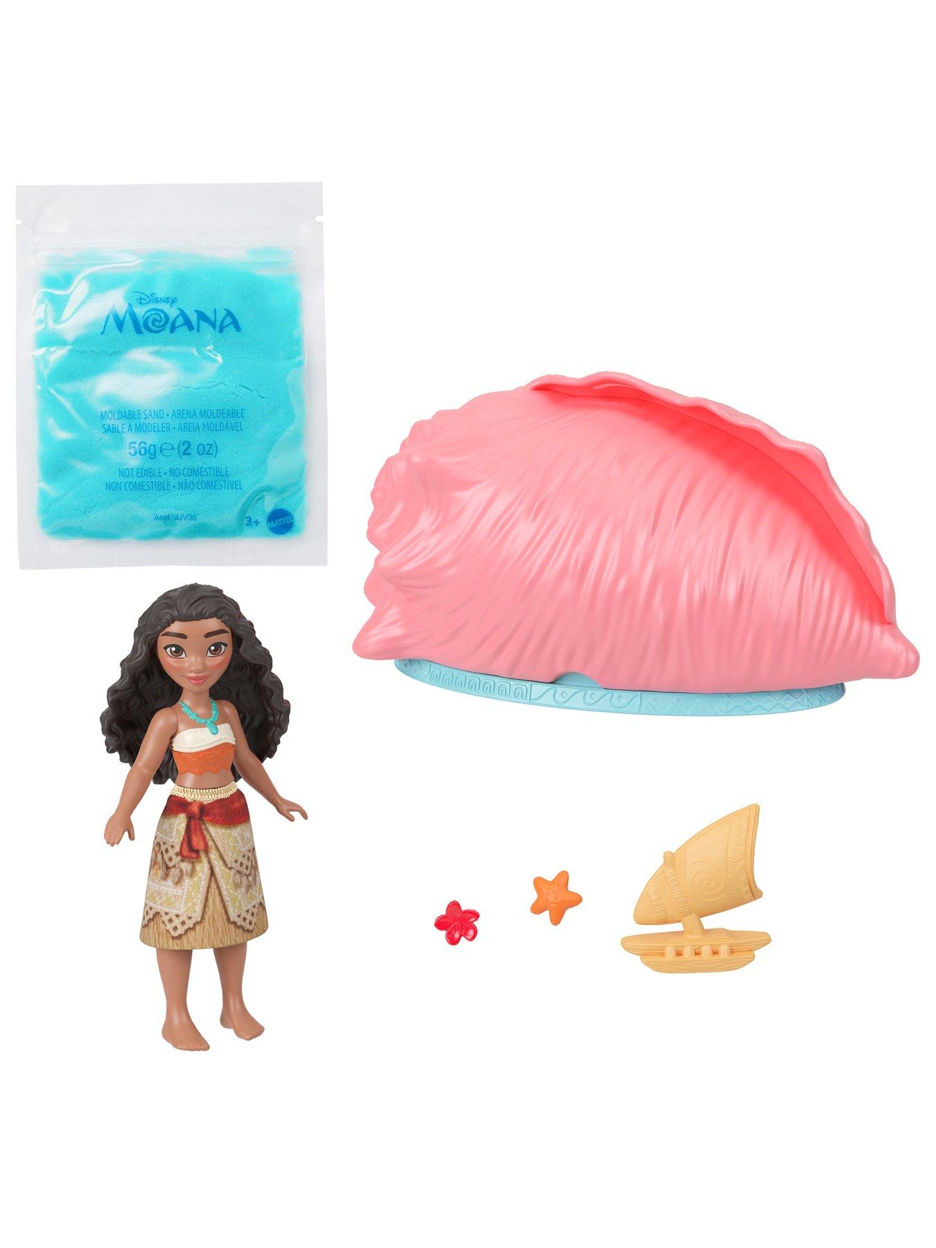 Image 3 of 6 of Disney Moana hell Reveal Small Doll or Figures, Moldable Sand &amp; Accessories Assortment