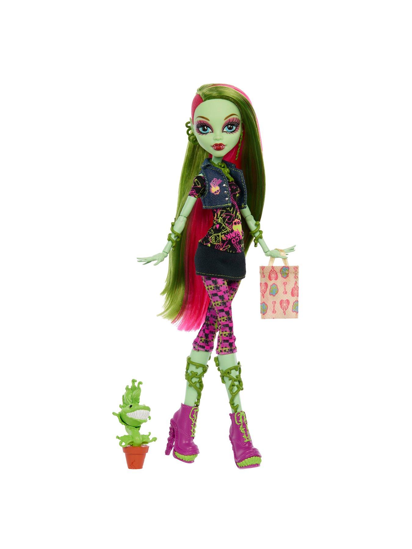  image of monster-high-boo-riginal-creeproduction-venus-mcflytrap-doll-with-diary-doll-stand-and-pet