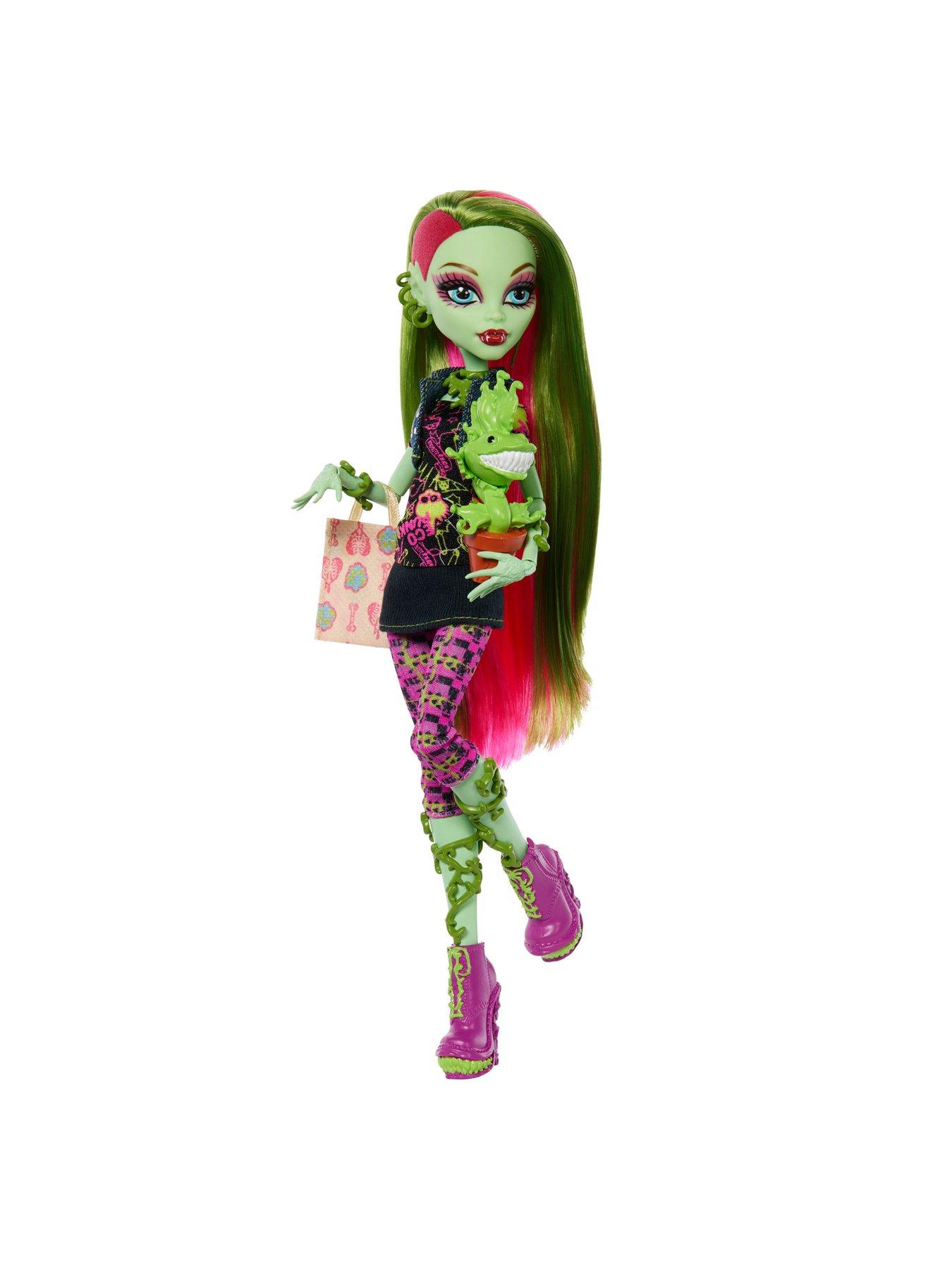  image of monster-high-boo-riginal-creeproduction-venus-mcflytrap-doll-with-diary-doll-stand-and-pet