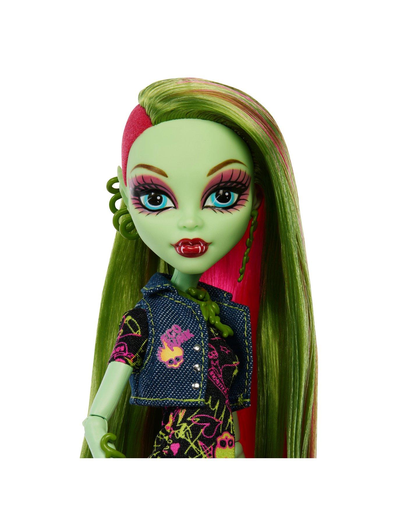  image of monster-high-boo-riginal-creeproduction-venus-mcflytrap-doll-with-diary-doll-stand-and-pet