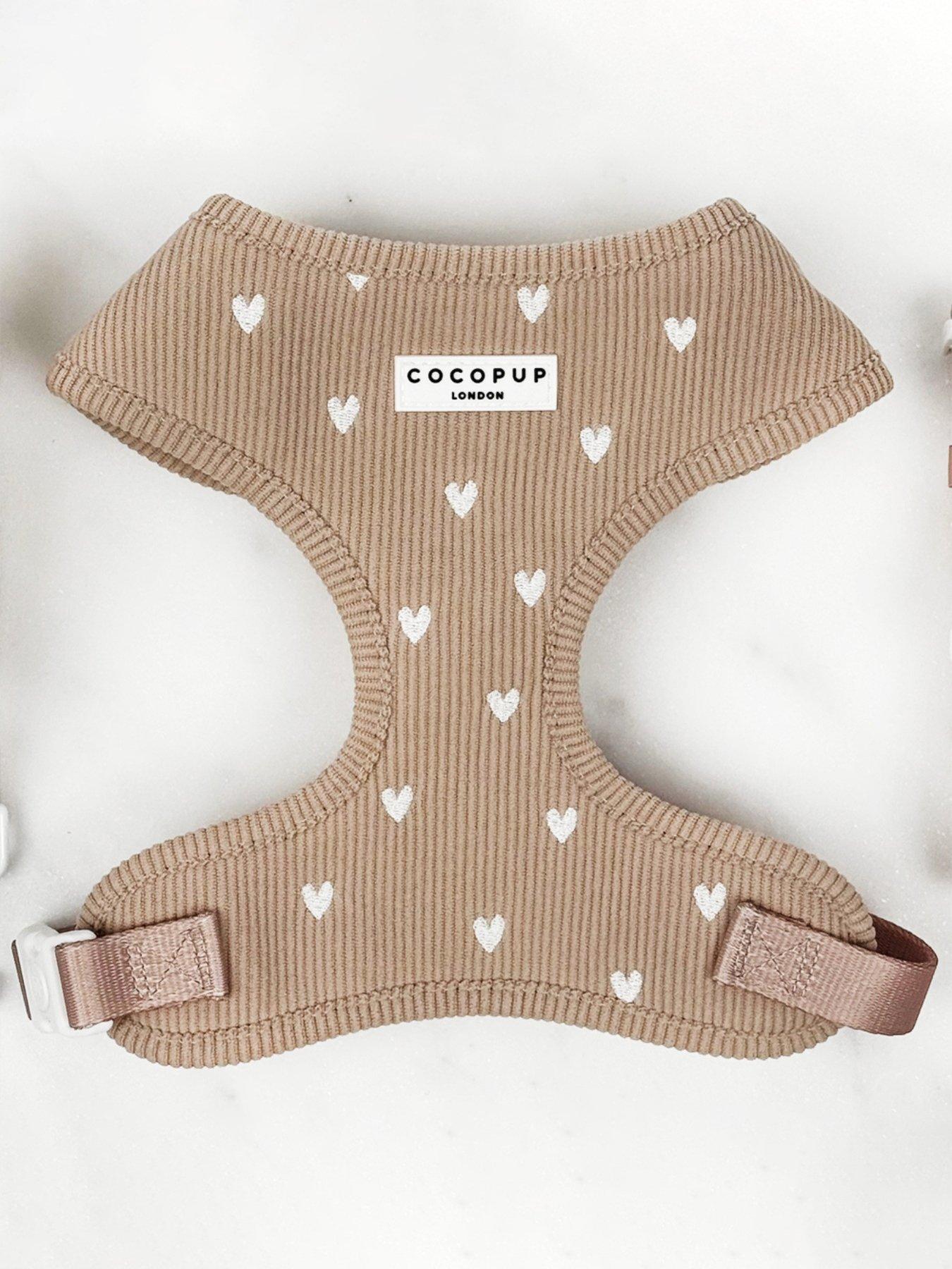  image of cocopup-chai-hearts-adjustable-neck-harness