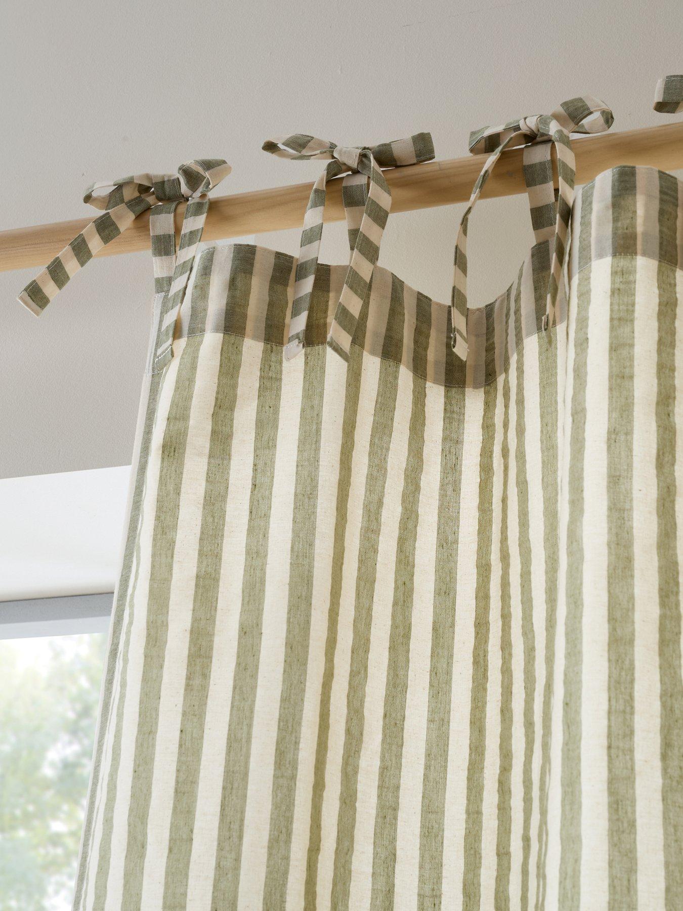 Image 3 of 3 of Pineapple Elephant Zanzibar Yarn Dyed Stripe Tie Top Panel Voile