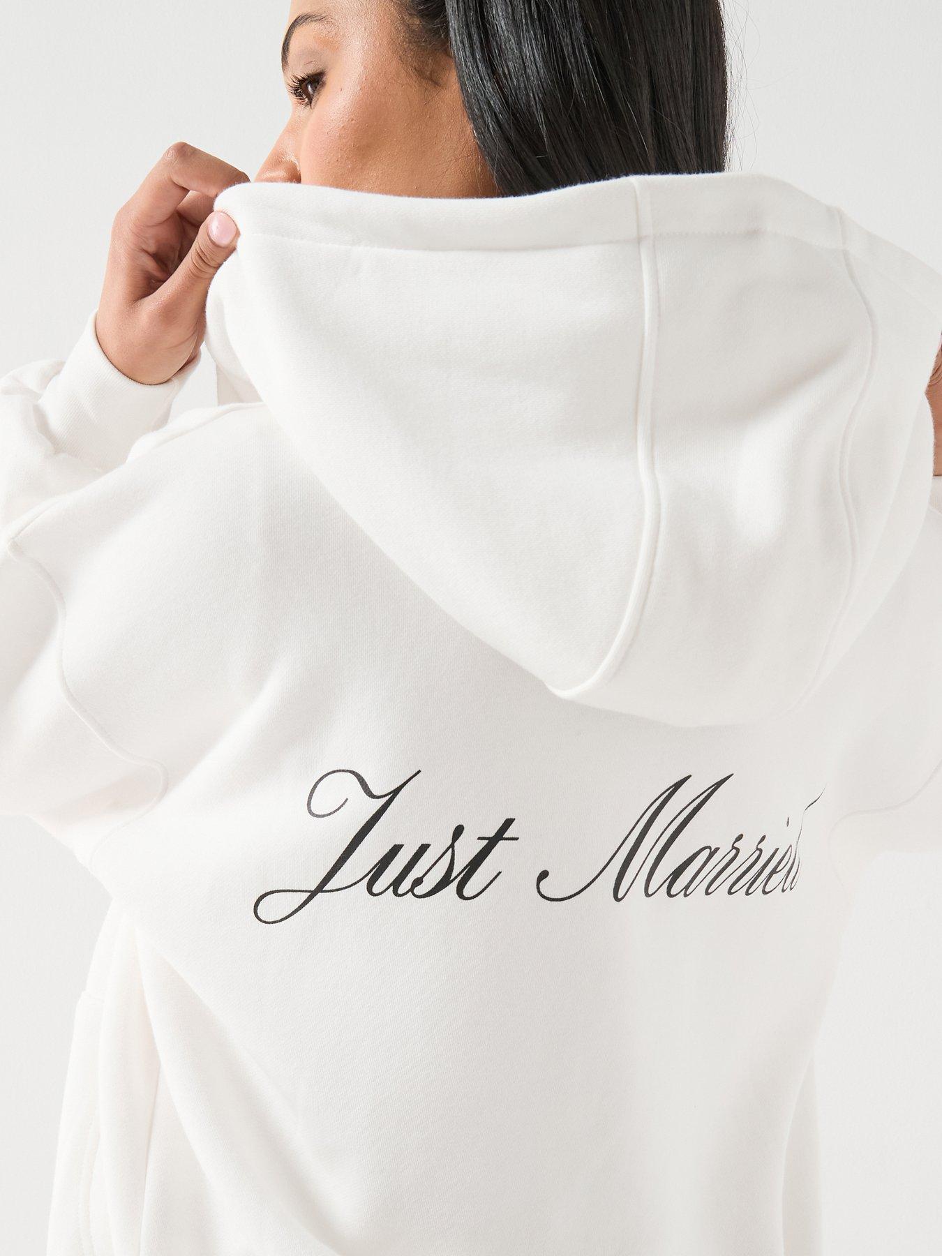 Six Stories Just Married Zip Through Hoodie