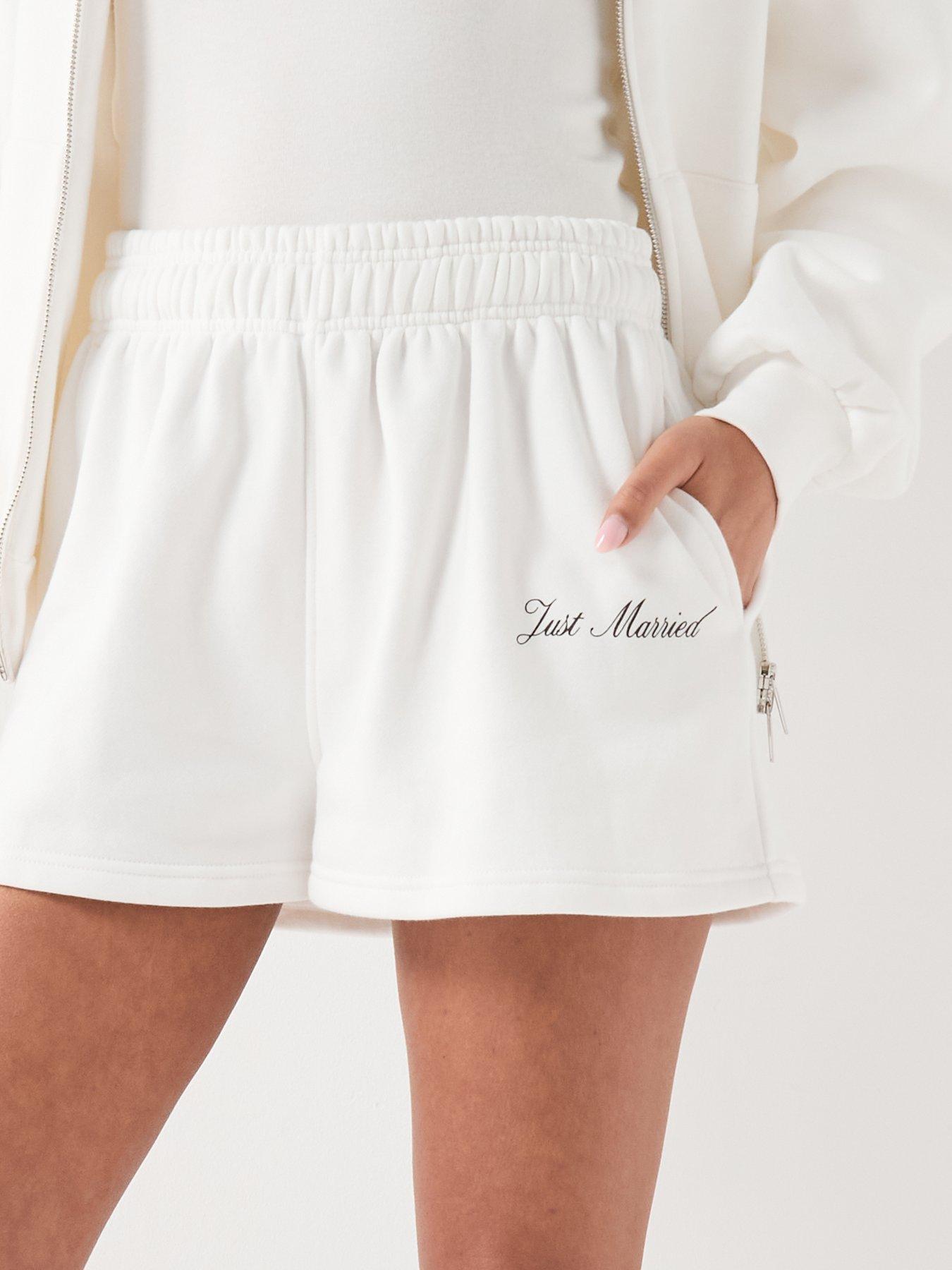  image of six-stories-just-married-relaxed-shorts-white