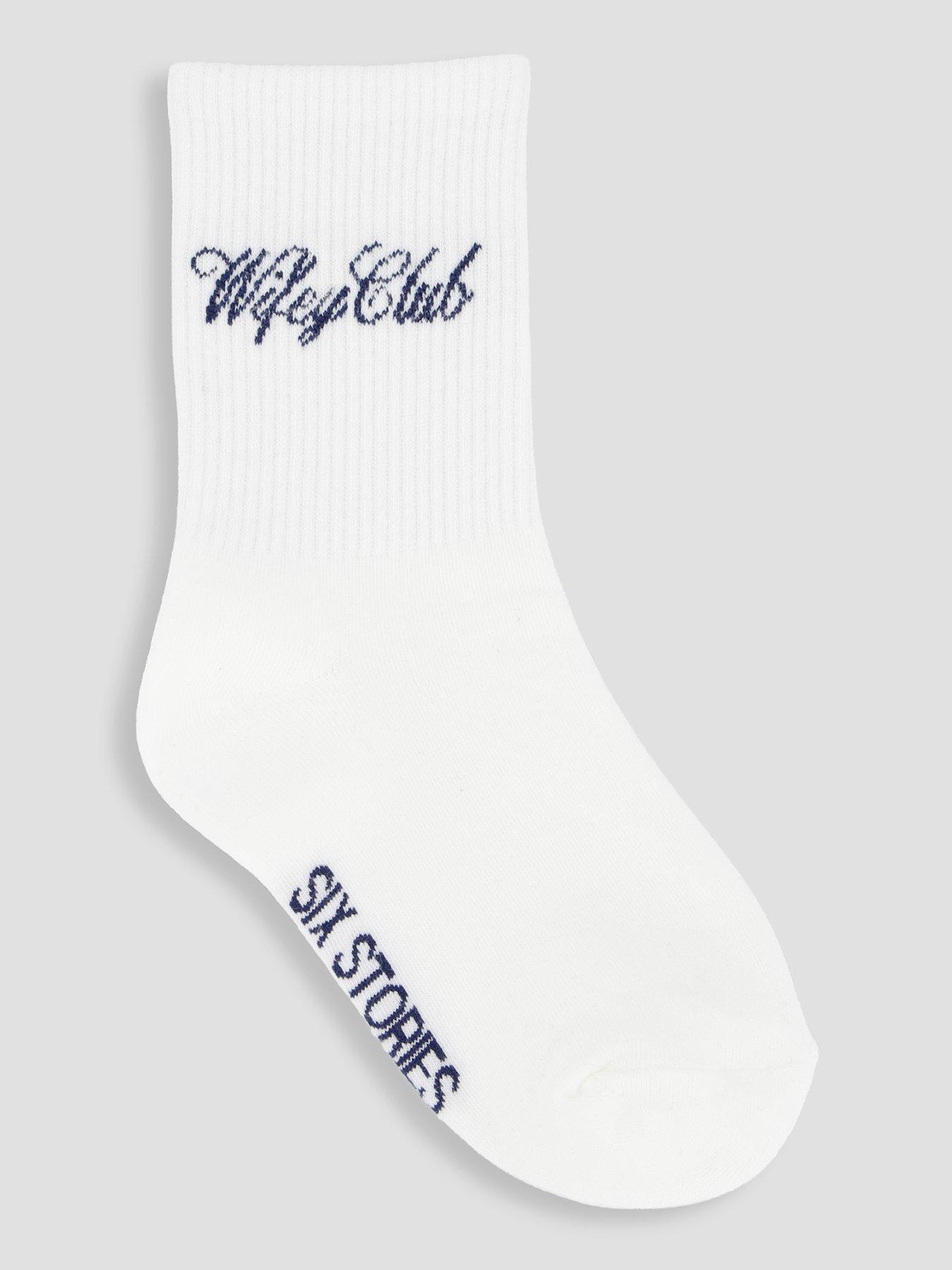 Six Stories Wifey Club Socks - White