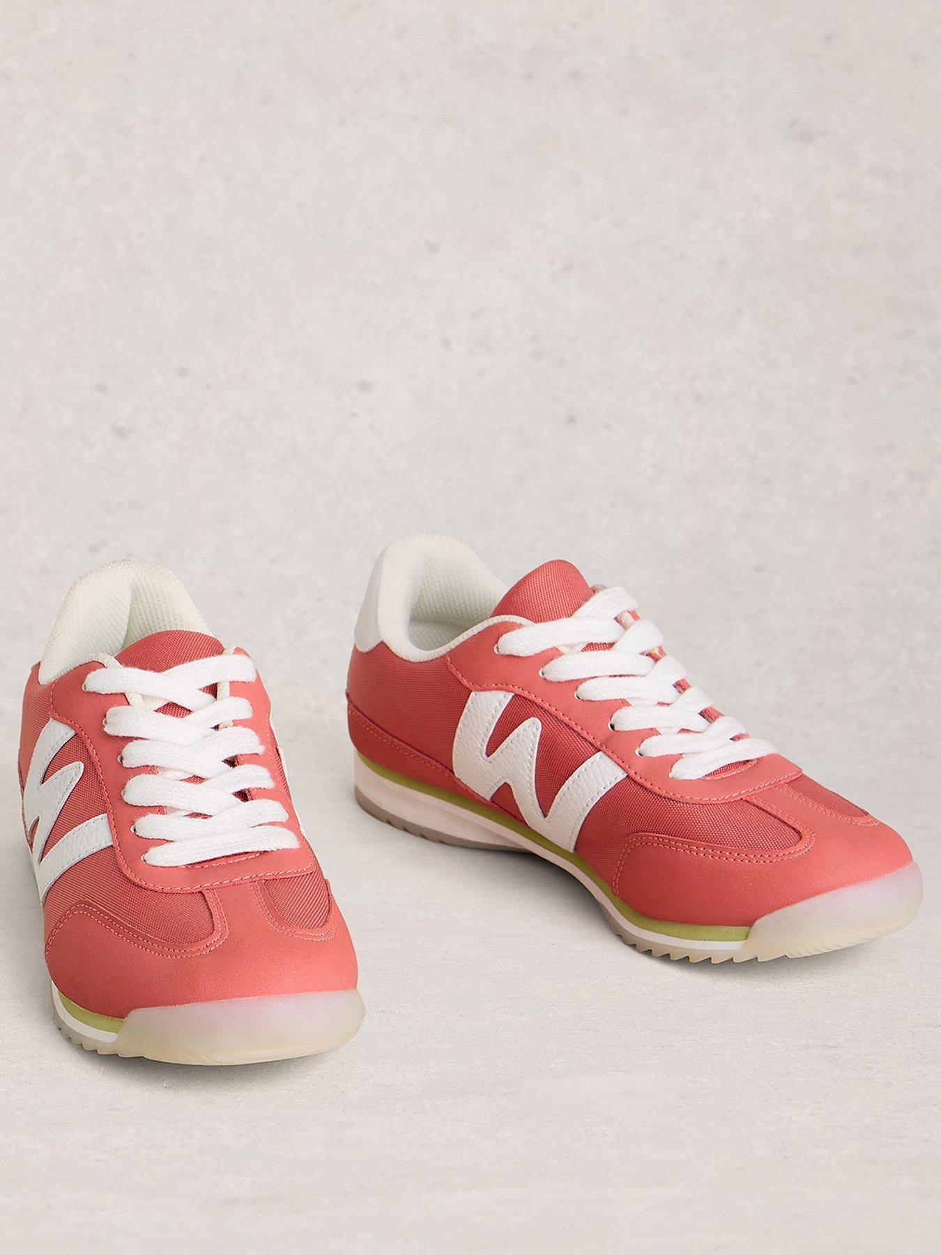  image of white-stuff-lucy-lace-up-trainer-pink