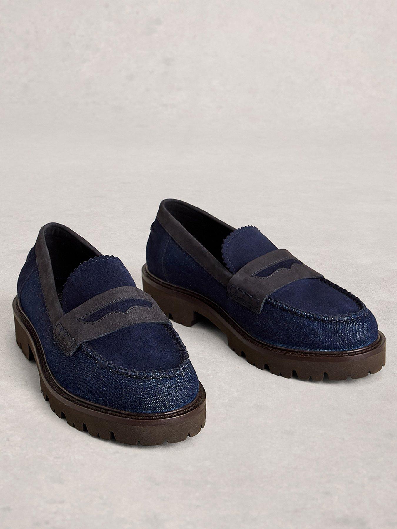  image of white-stuff-laura-chunky-loafer-blue