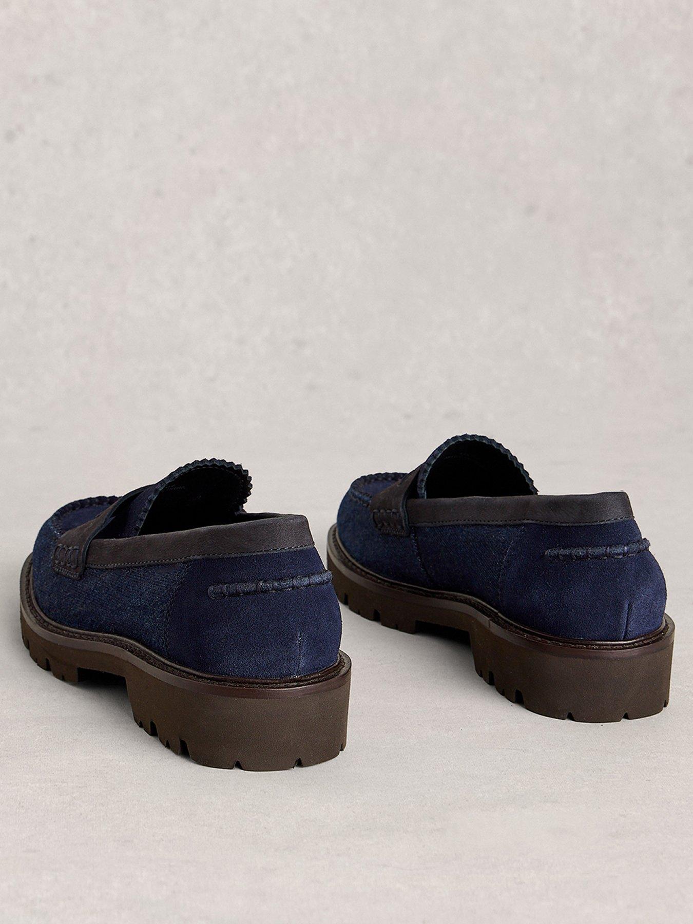  image of white-stuff-laura-chunky-loafer-blue