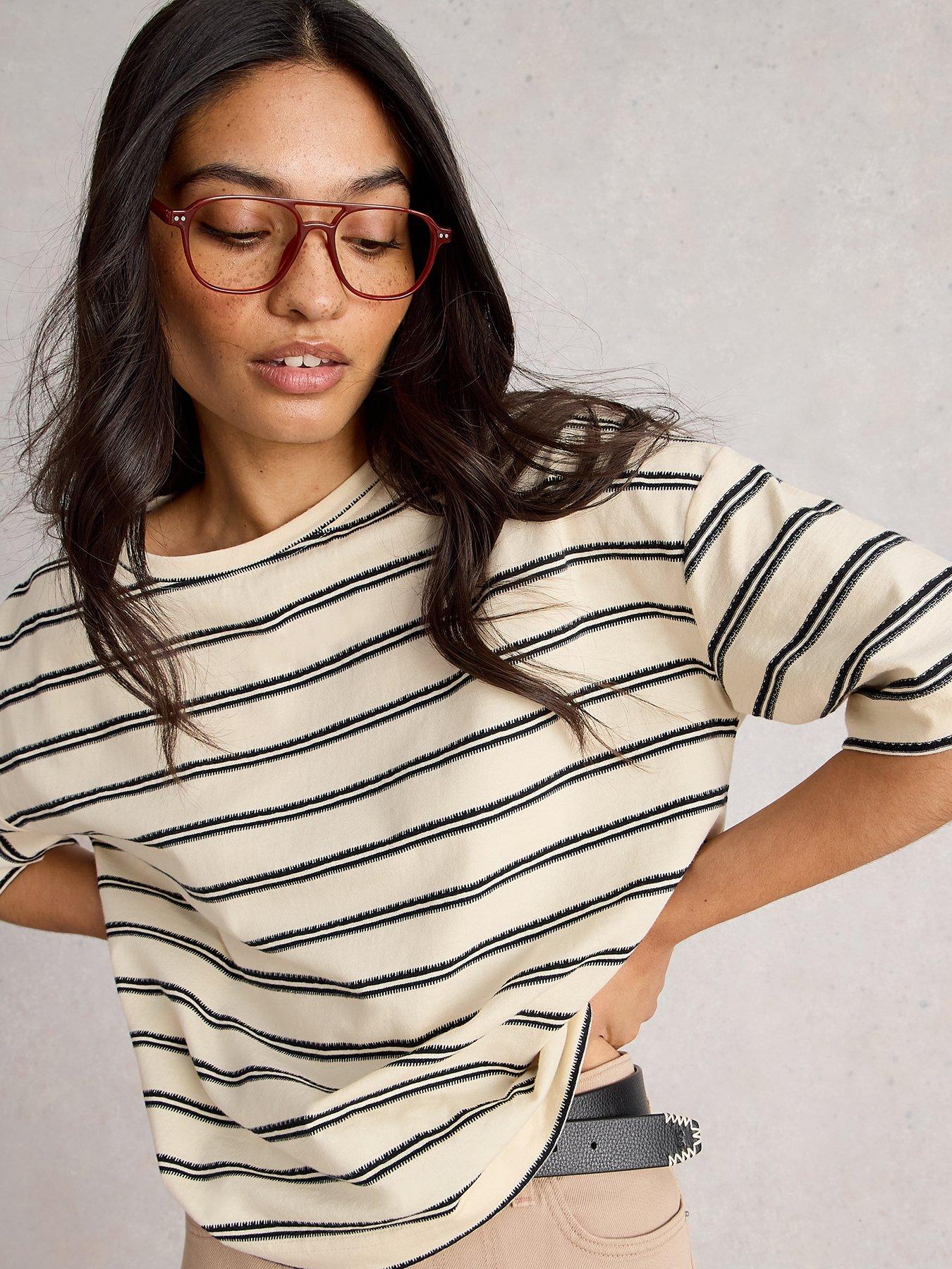 front image of white-stuff-katya-stripe-tee-cream
