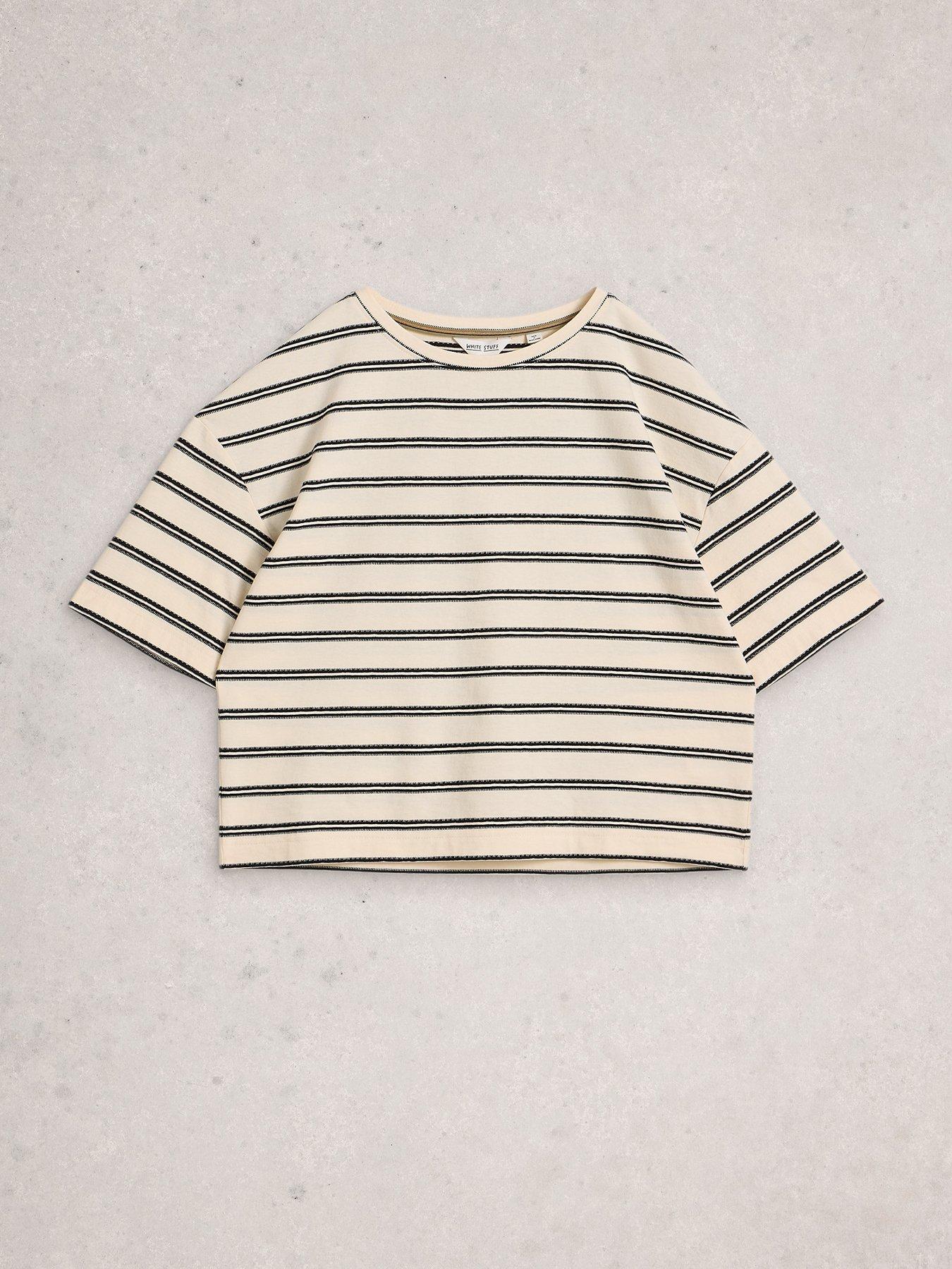  image of white-stuff-katya-stripe-tee-cream