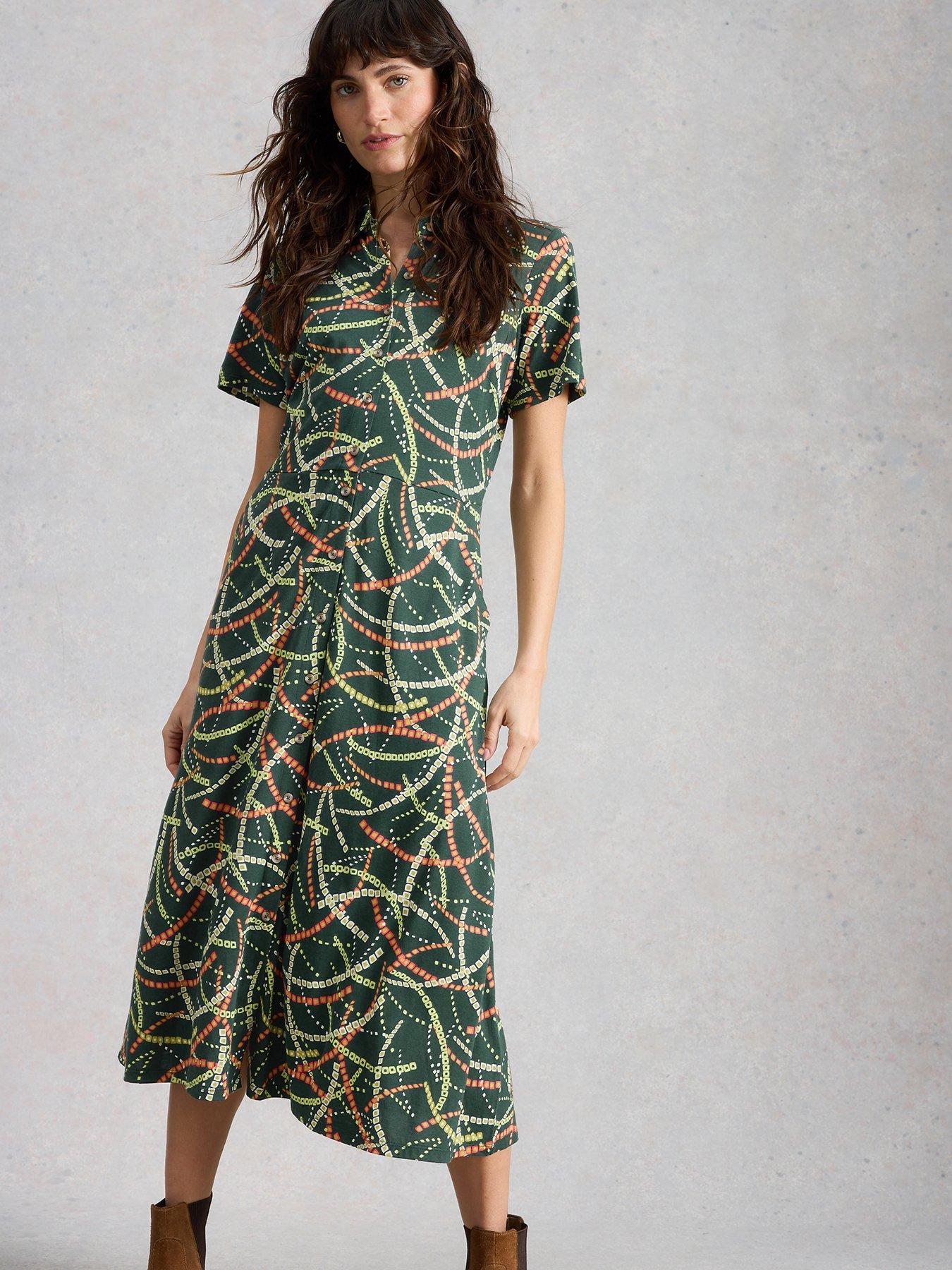 White Stuff Rua Jersey Shirt Dress
