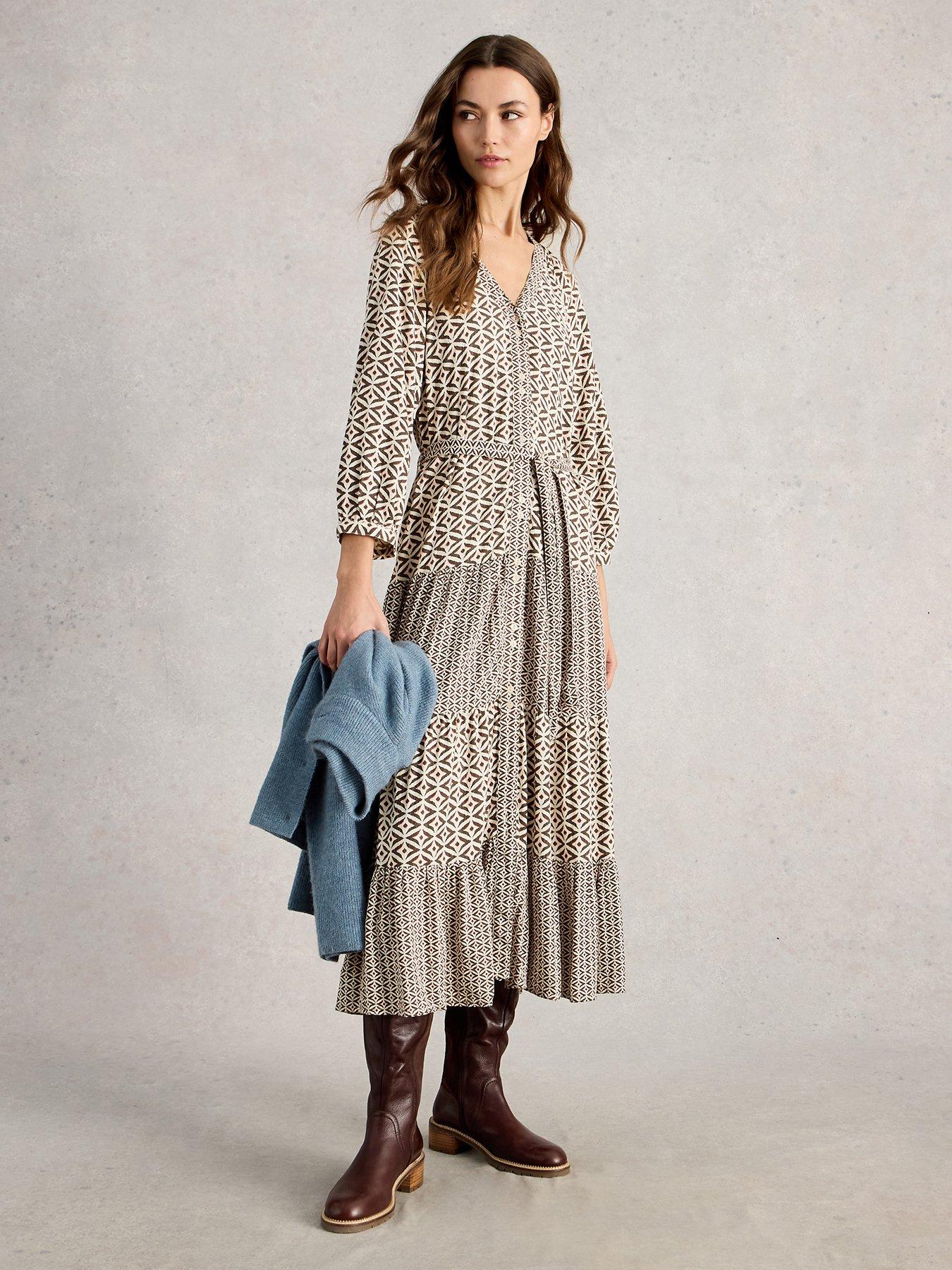 Image 1 of 6 of White Stuff Clementine Midi Dress