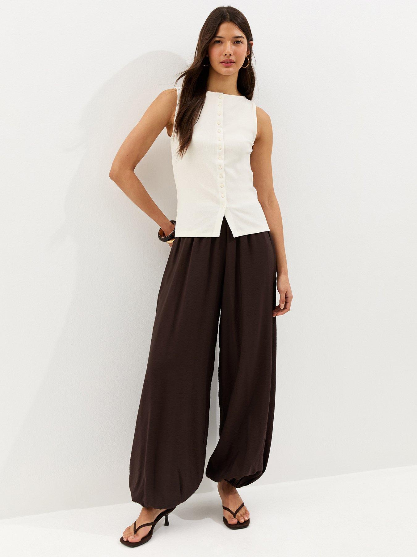  image of new-look-button-through-tank-top-cream