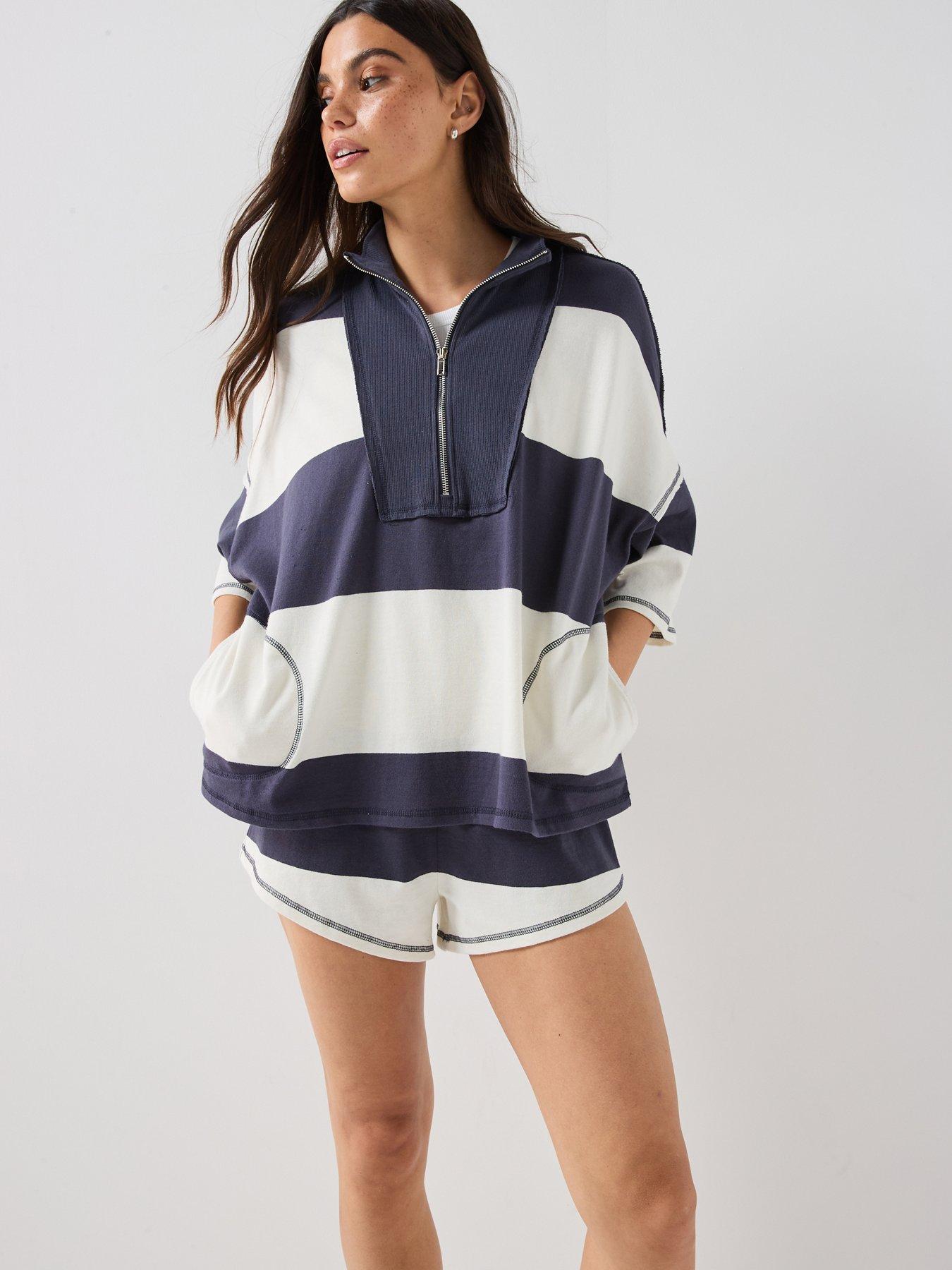 FP Movement Womens Training Retro Rugby Set - Navy