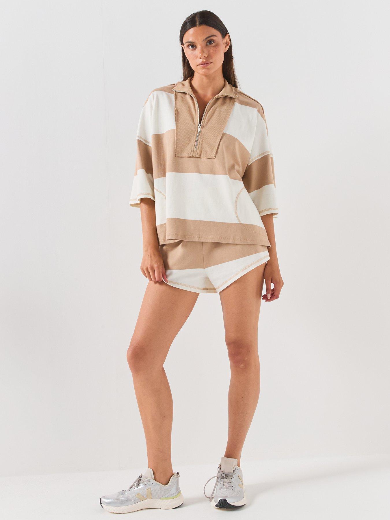 Image 3 of 6 of FP Movement Womens Training Retro Rugby Set - Beige