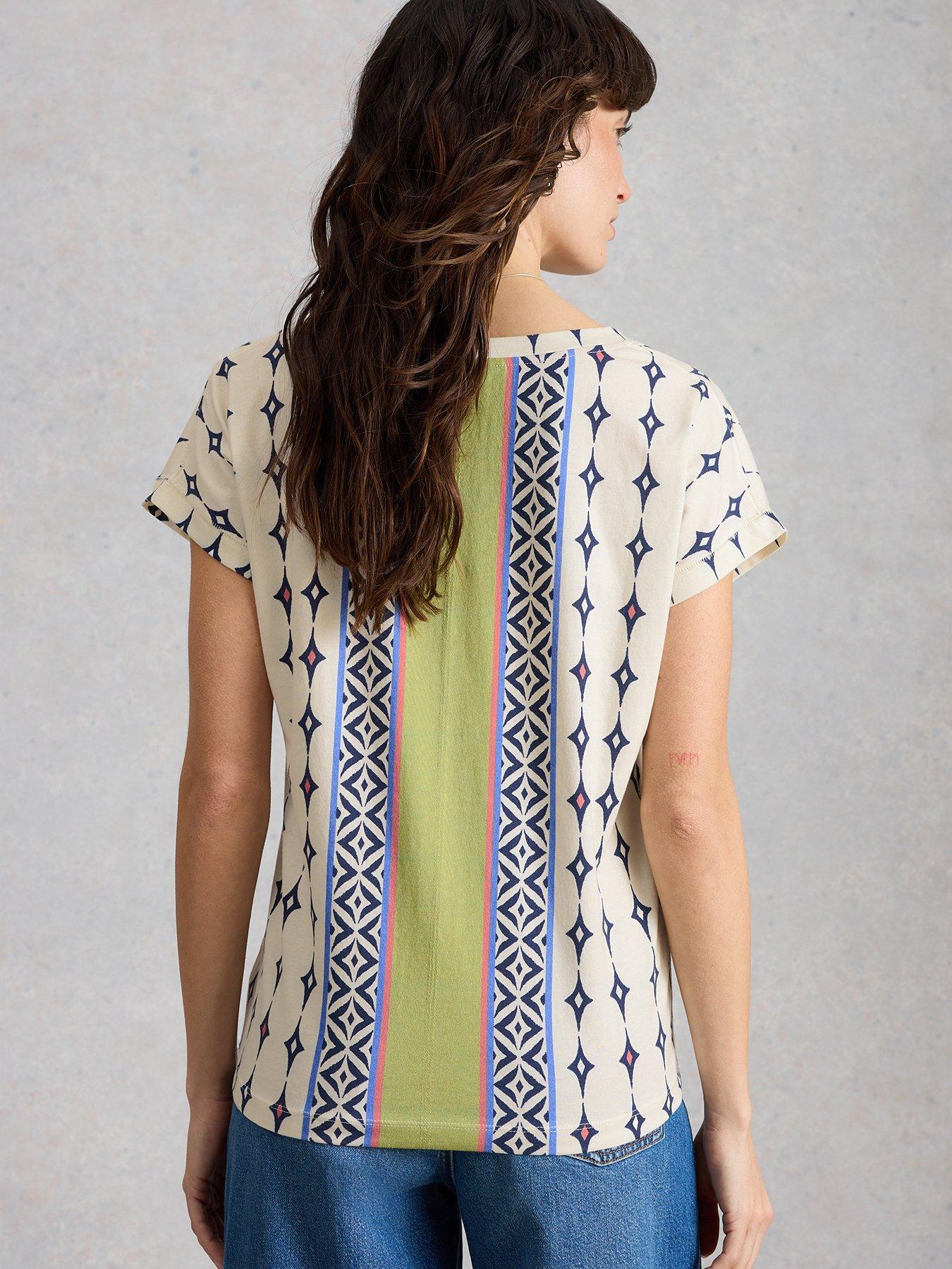  image of white-stuff-nelly-notch-neck-tee