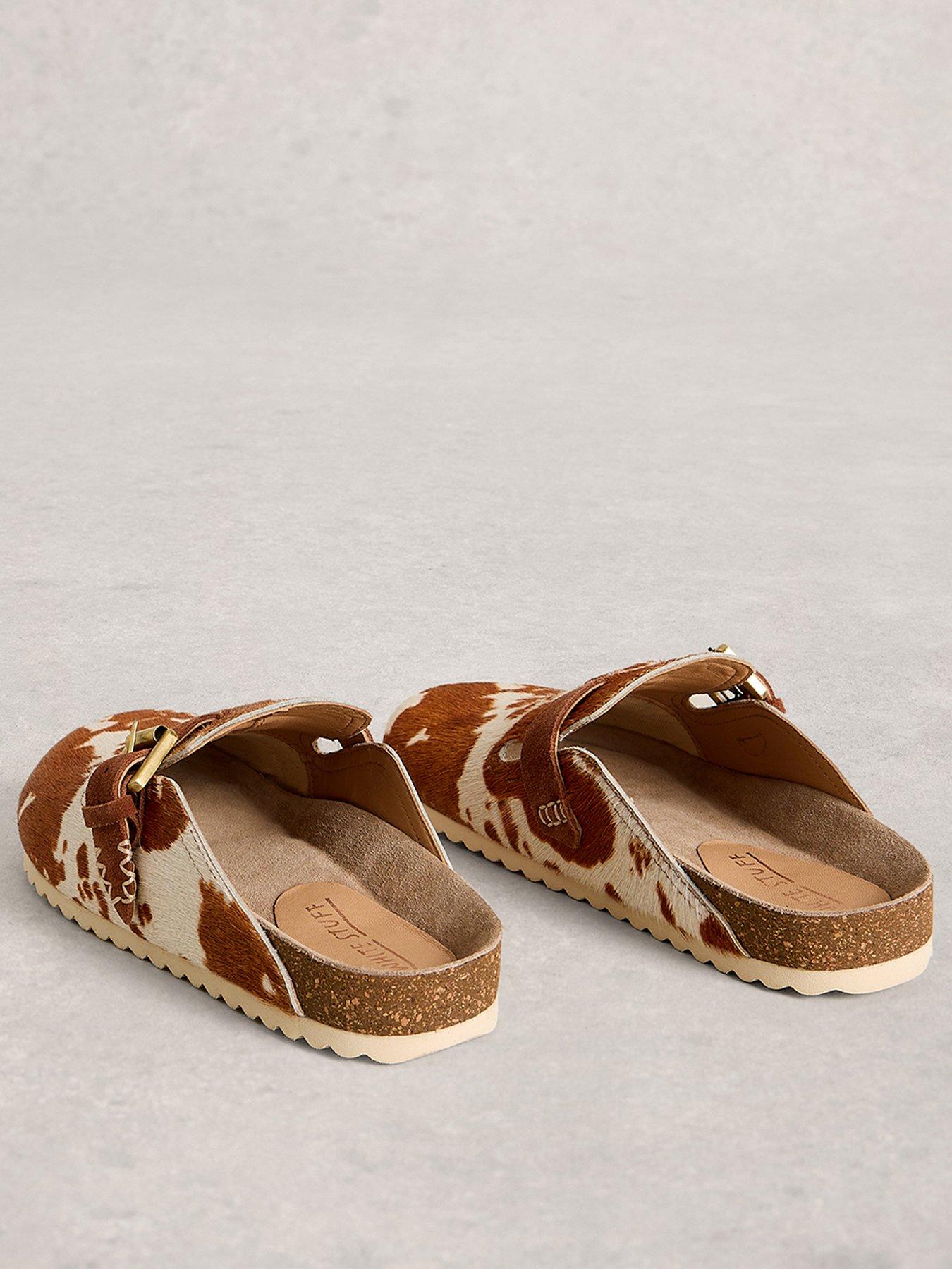 Image 3 of 4 of White Stuff Myrtle Slip On Footbed - Beige