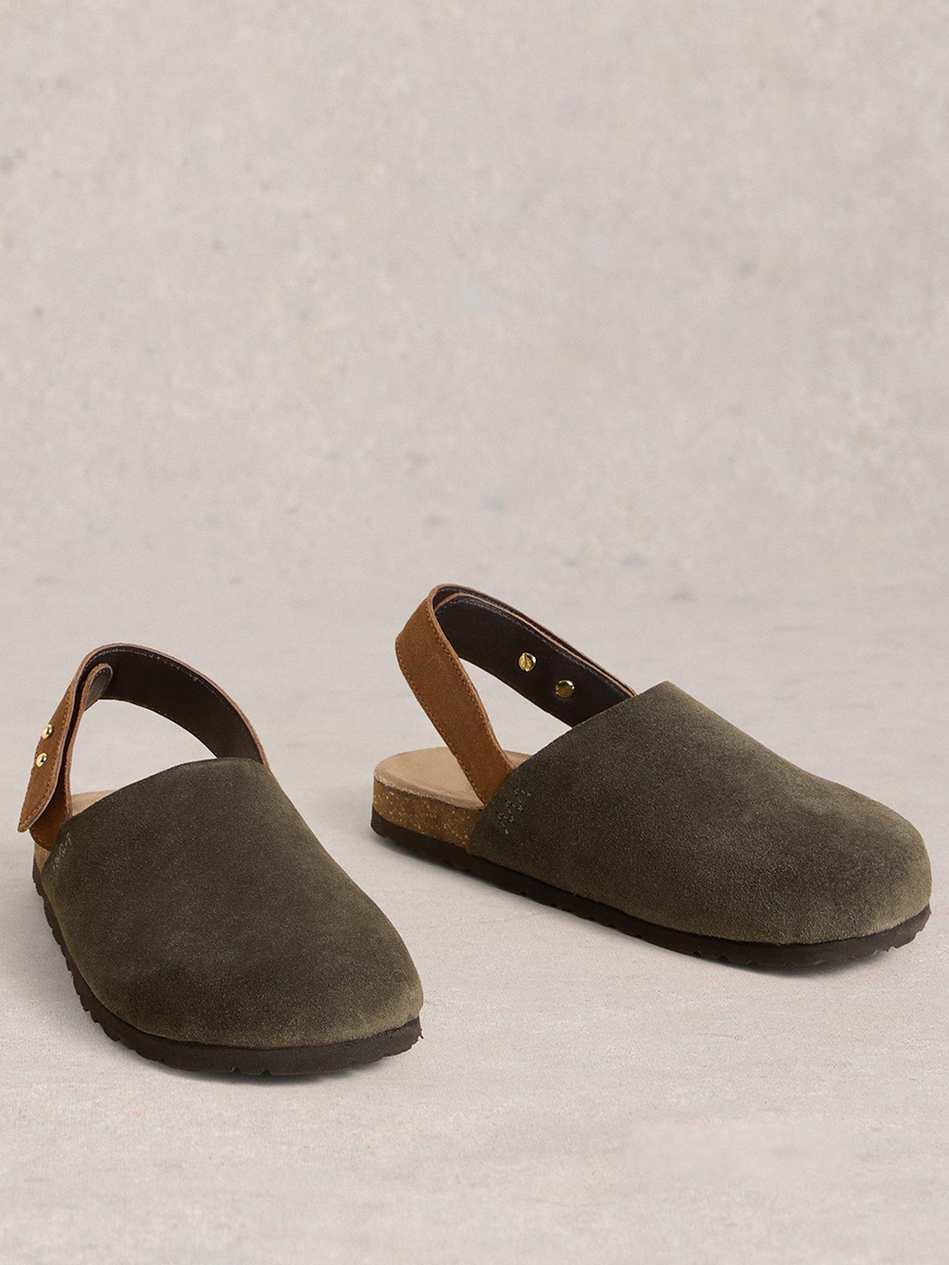 Image 2 of 4 of White Stuff Mary Slingback Footbed - Green