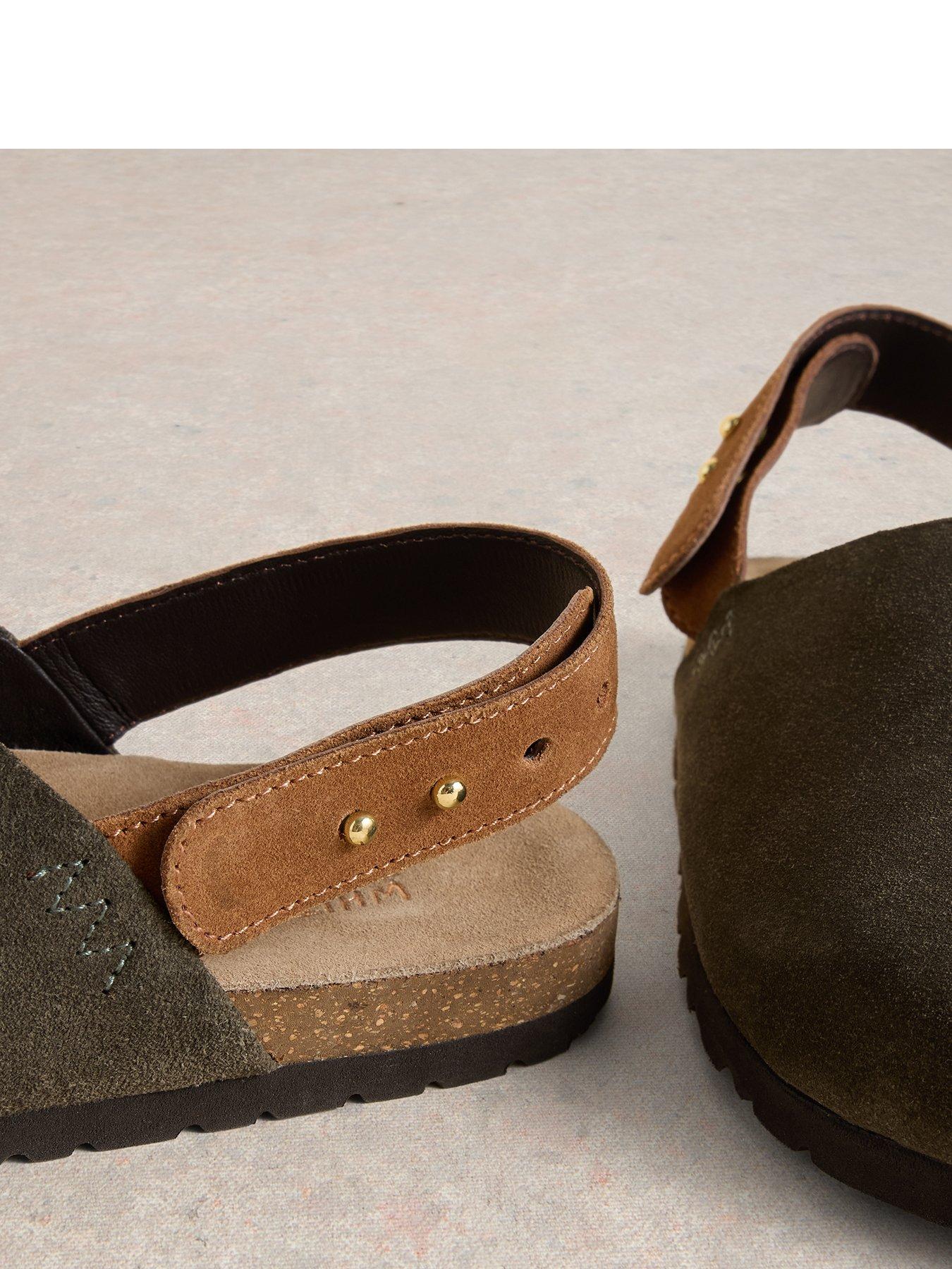 Image 4 of 4 of White Stuff Mary Slingback Footbed - Green